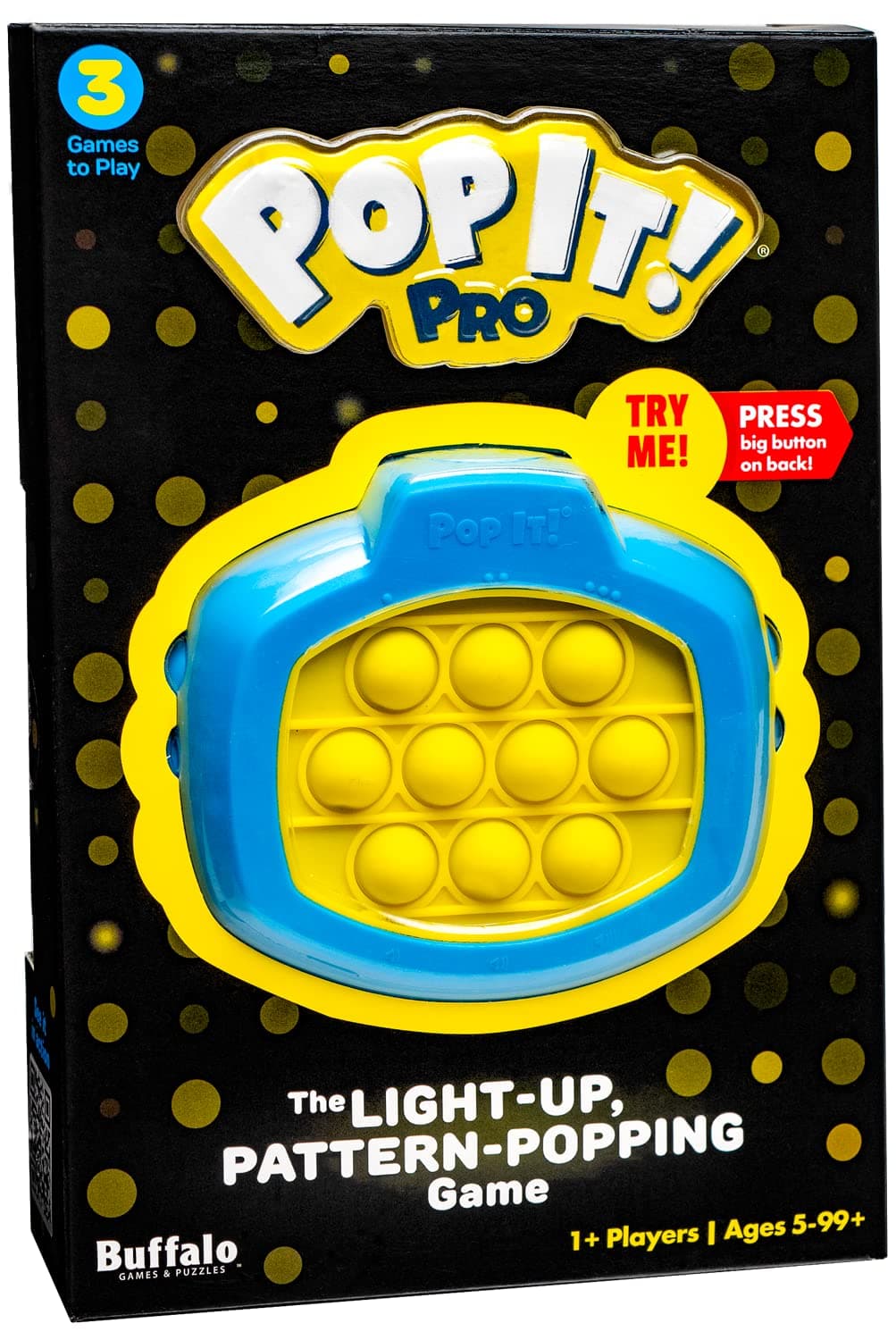 Buffalo Games Pop It! PRO - The Light-Up, Pattern-Popping