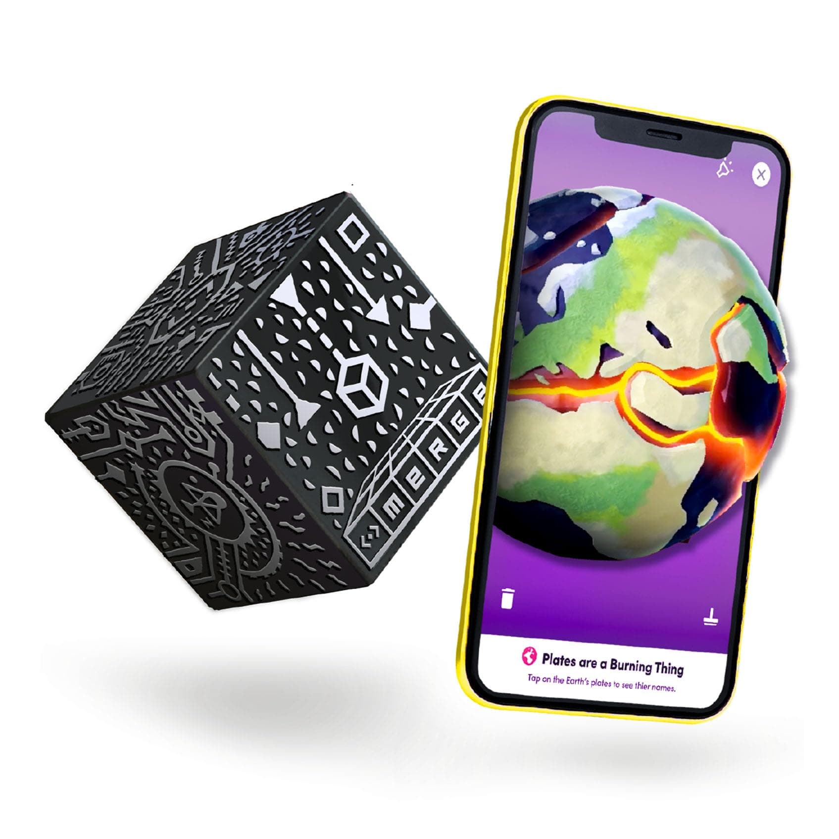 Cube STEM Toy - Hold Digital Science Experiments in Your Hand! 1000+ 3D Objects & 100+ Interactive Simulations with Augmented Reality - Fun Learning Gift for Kids