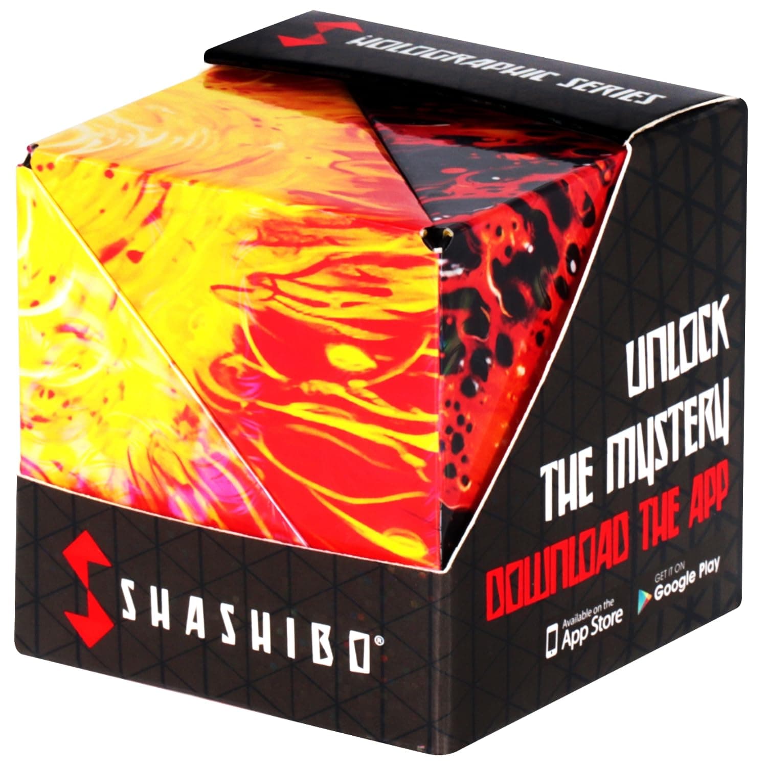 Holographic - Solar Shape Changing Cube Award Winning Patented Fidget Cube with 36 Rare Earth Magnets Converts into Over 70 Shapes