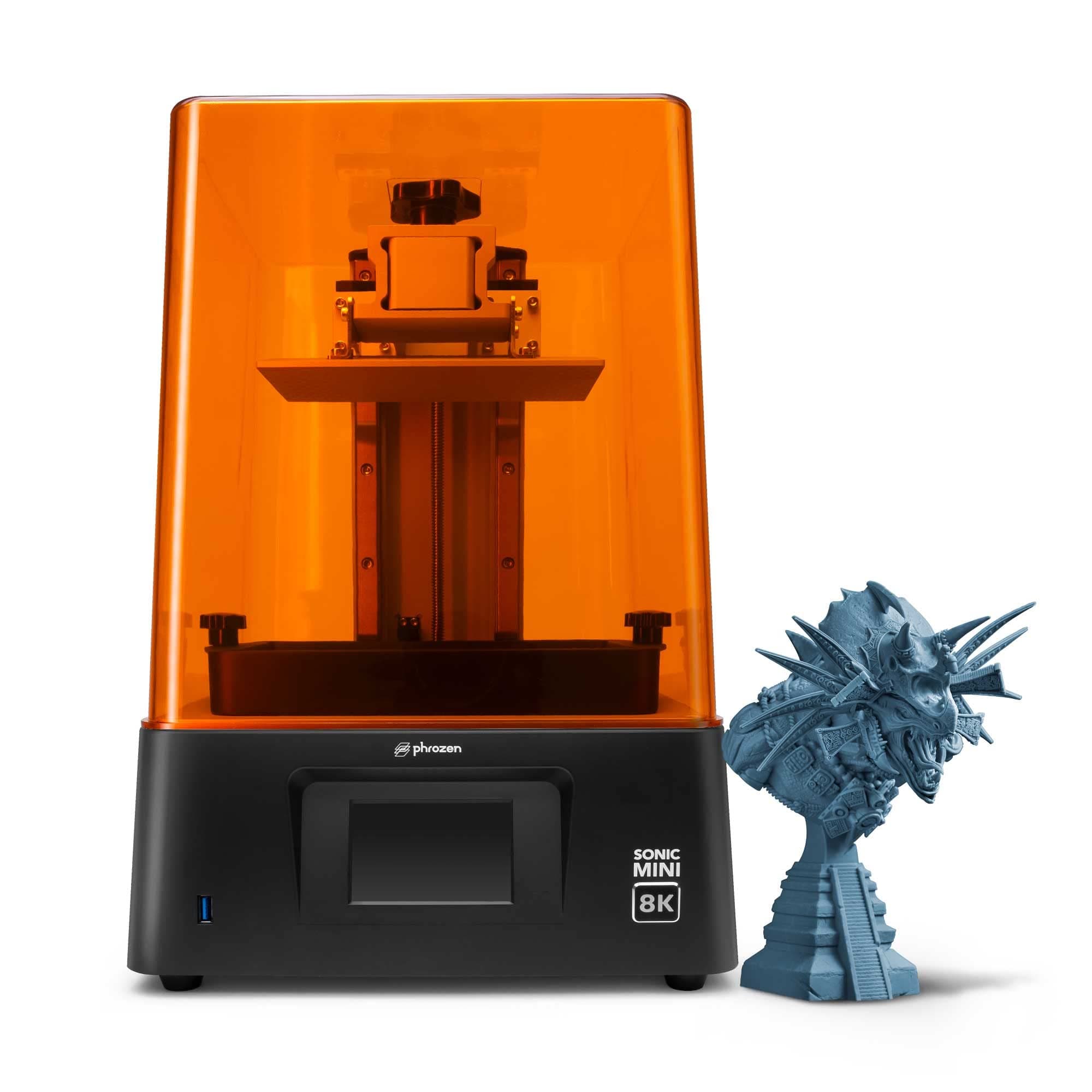 phrozen Sonic Mini 8K LCD Resin 3D Printer, Highest Resolution of 22 µm and 1152 ppi, 7.1” Mono LCD Screen, Prints Beyond Handcrafted Models, L16.5 x W7.2 x H18 cm Printing Volume