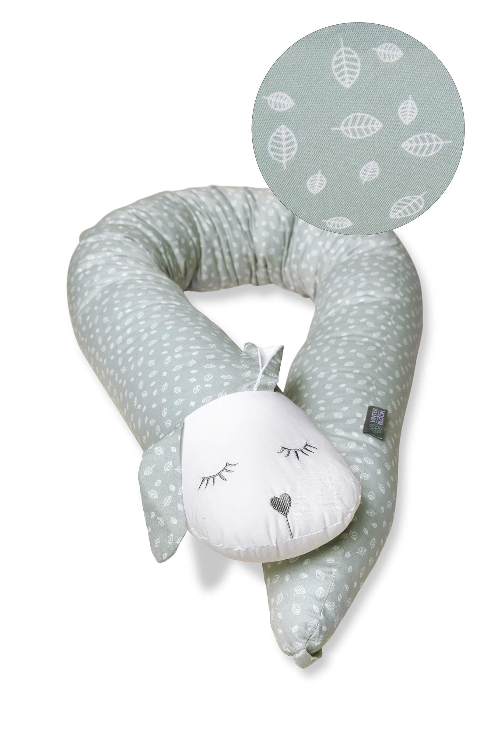 Vinter & BloomNordic Leaf Bumper Buddy - Mild Green