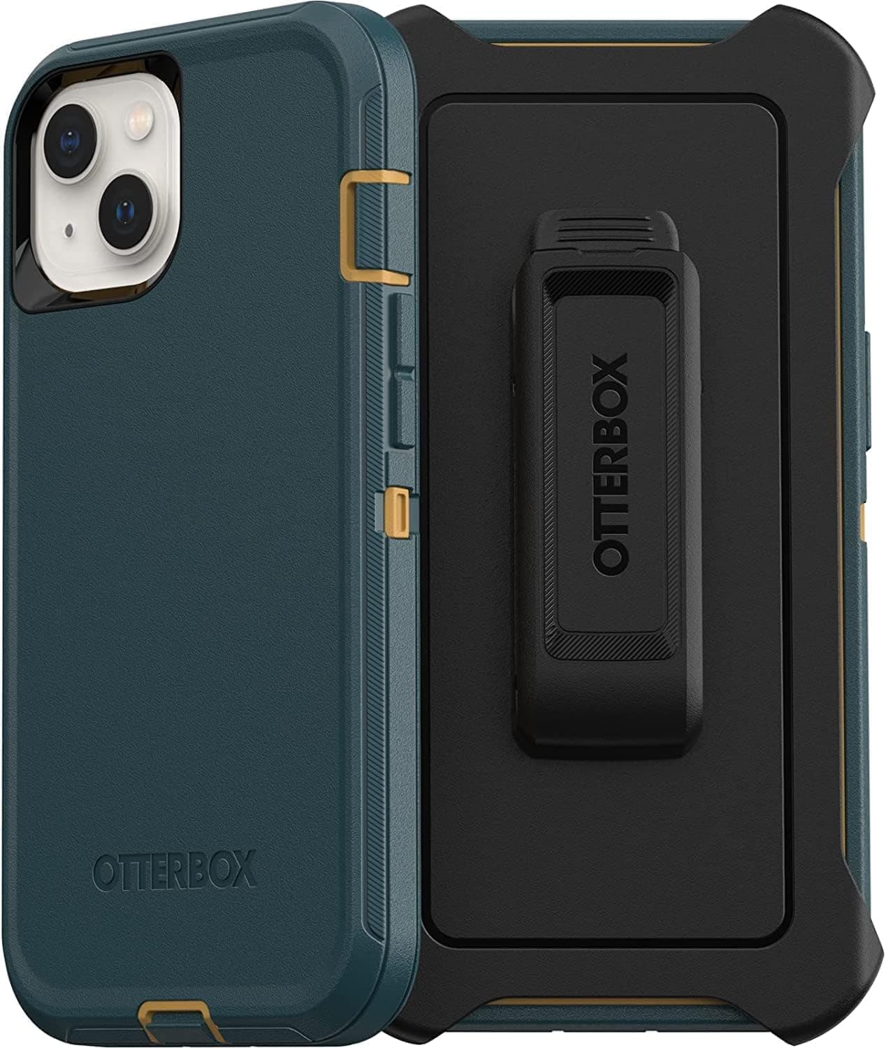 OtterBox DEFENDER Series Screenless Edition Case for iPhone 13 (Only) - Hunter Green