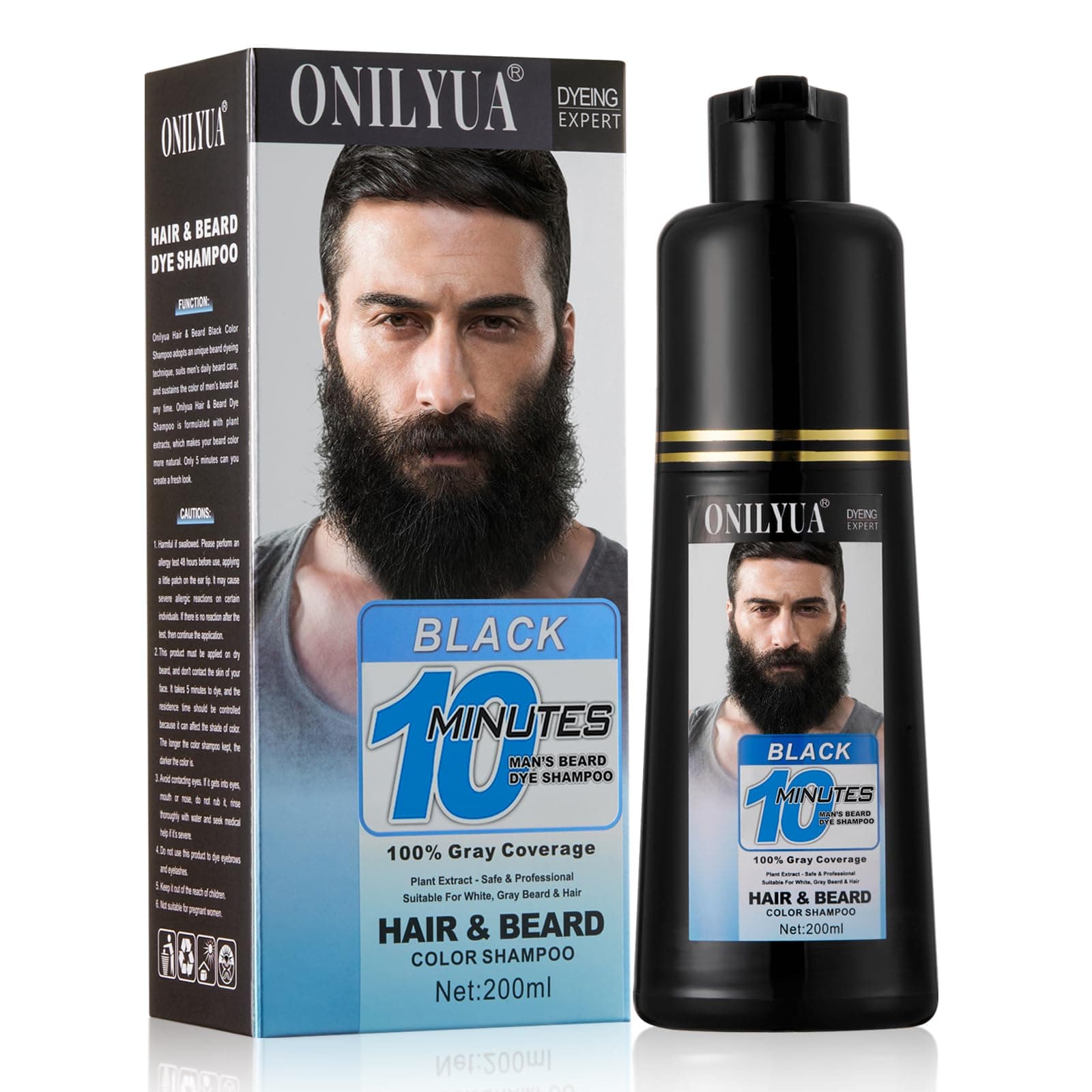 10 Minutes Beard Dye Shampoo