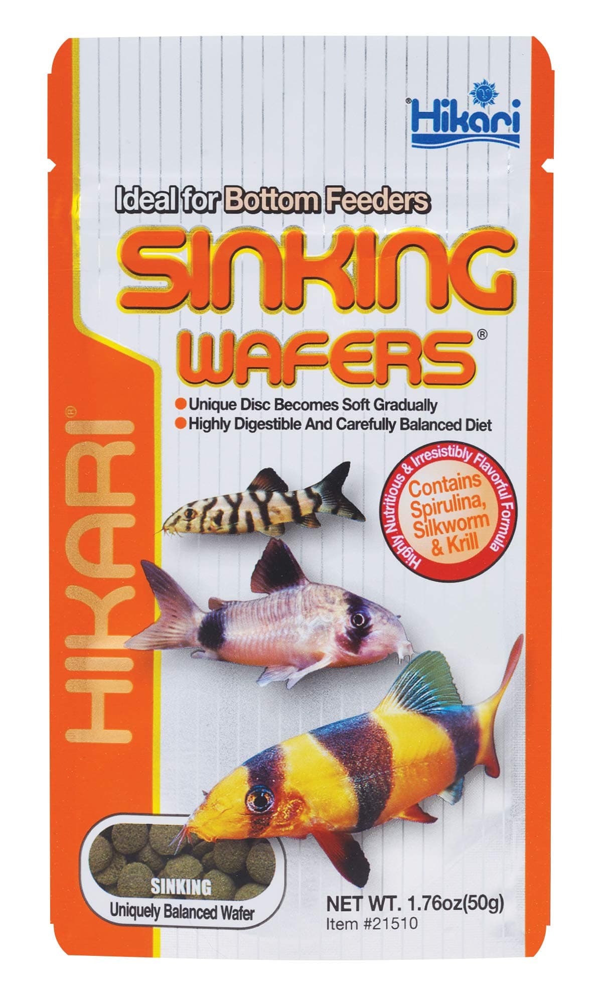 Sinking Wafers for Pets, 1.76-Ounce
