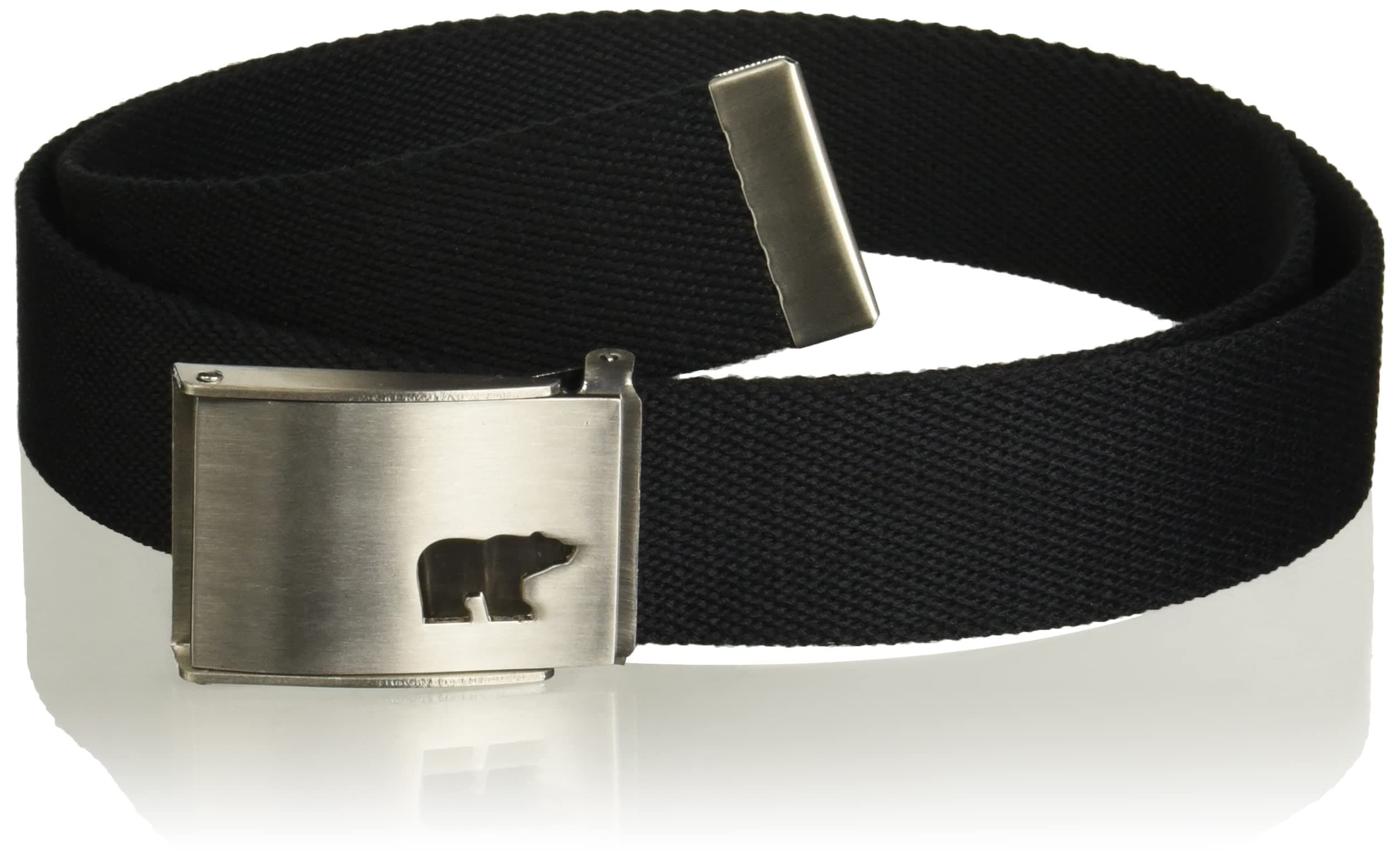 mens Web Belt With Buckle (One Size)