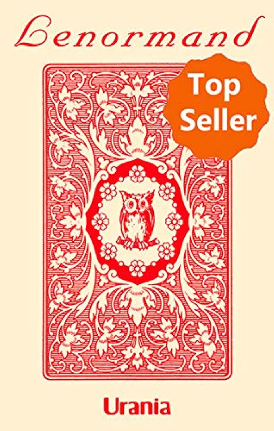 Lenormand Orakelkarten - rote Eule: Wahrsagekarten mit Text