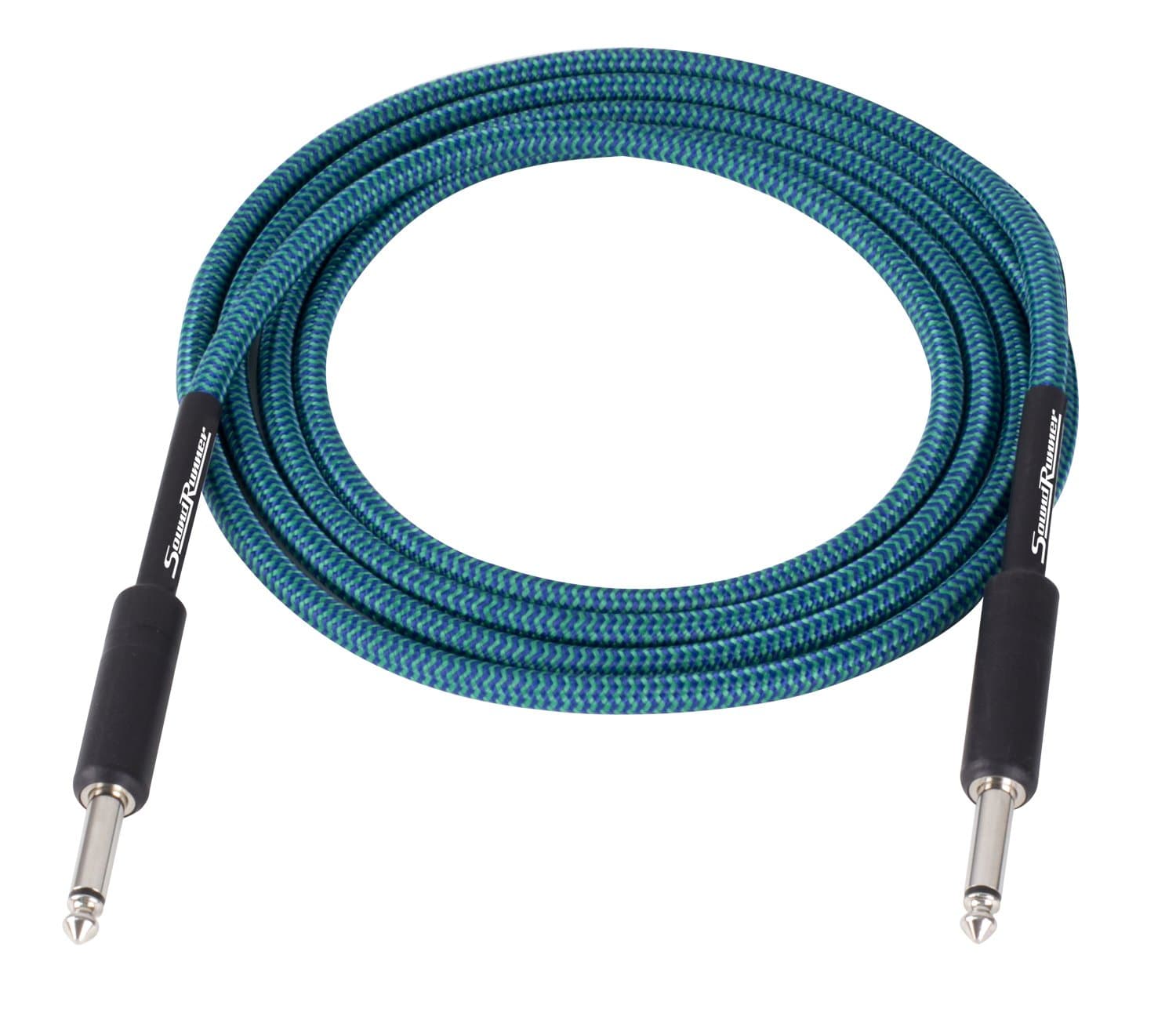 Sound Runner SR18IT 18 Ft. Instrument Cable Teal