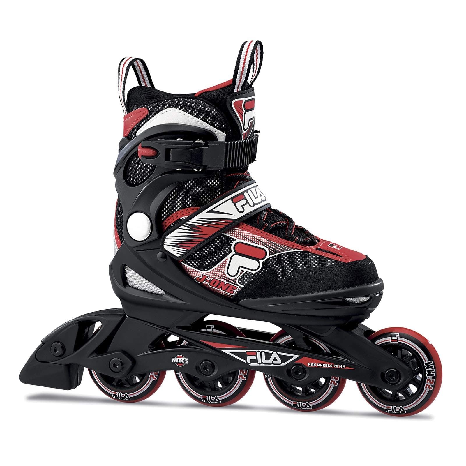 J-One Adjustable Kids Inline Skates - Secure Fit for Growing Feet - Ideal for Boys and Girls - for Outdoor & Indoor Rinks