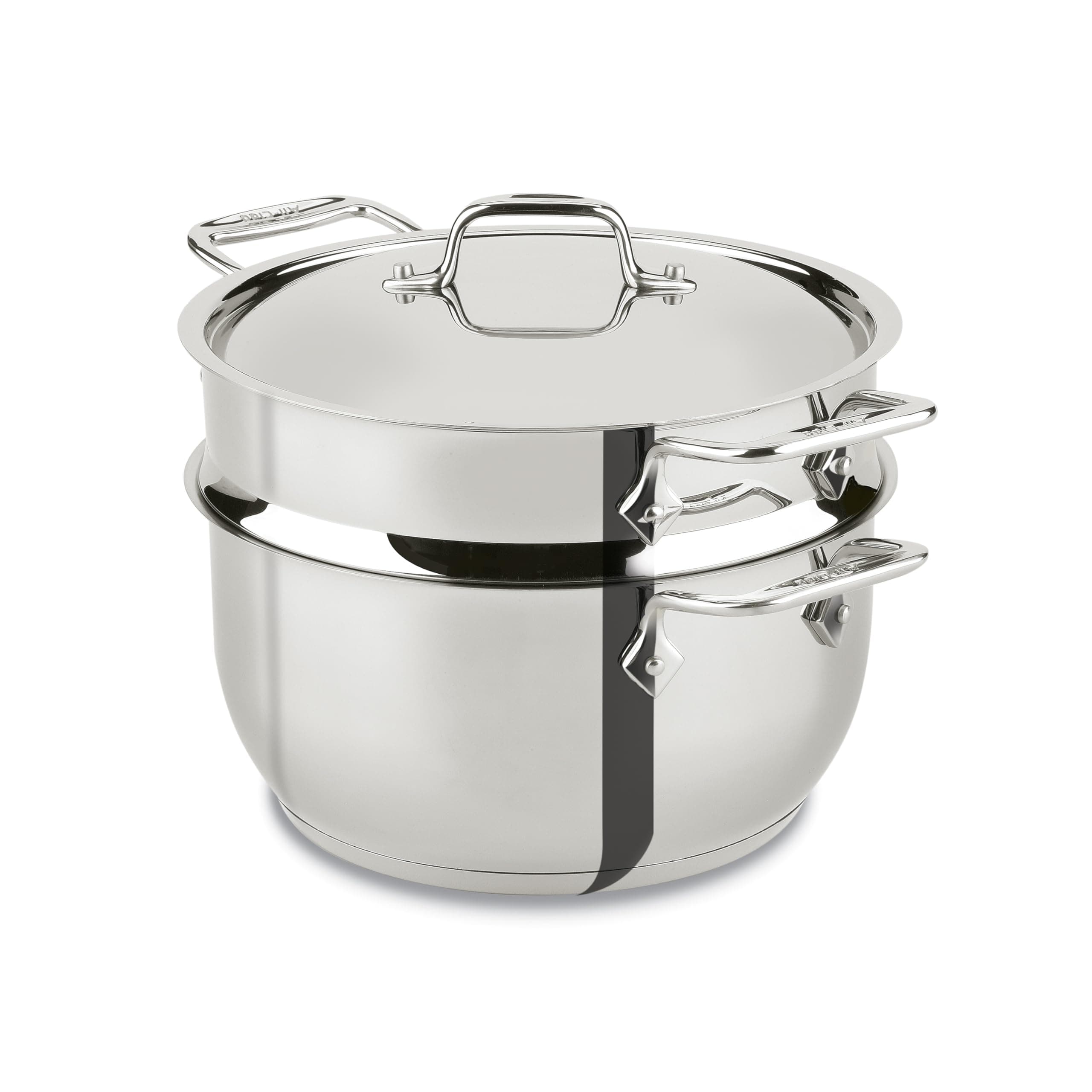 E414S564 Stainless Steel Steamer Cookware, 5-Quart, Silver