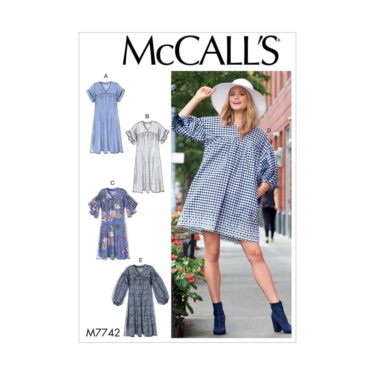 McCall'sPatterns Misses' Dresses, X-Small/Small/Medium/Large