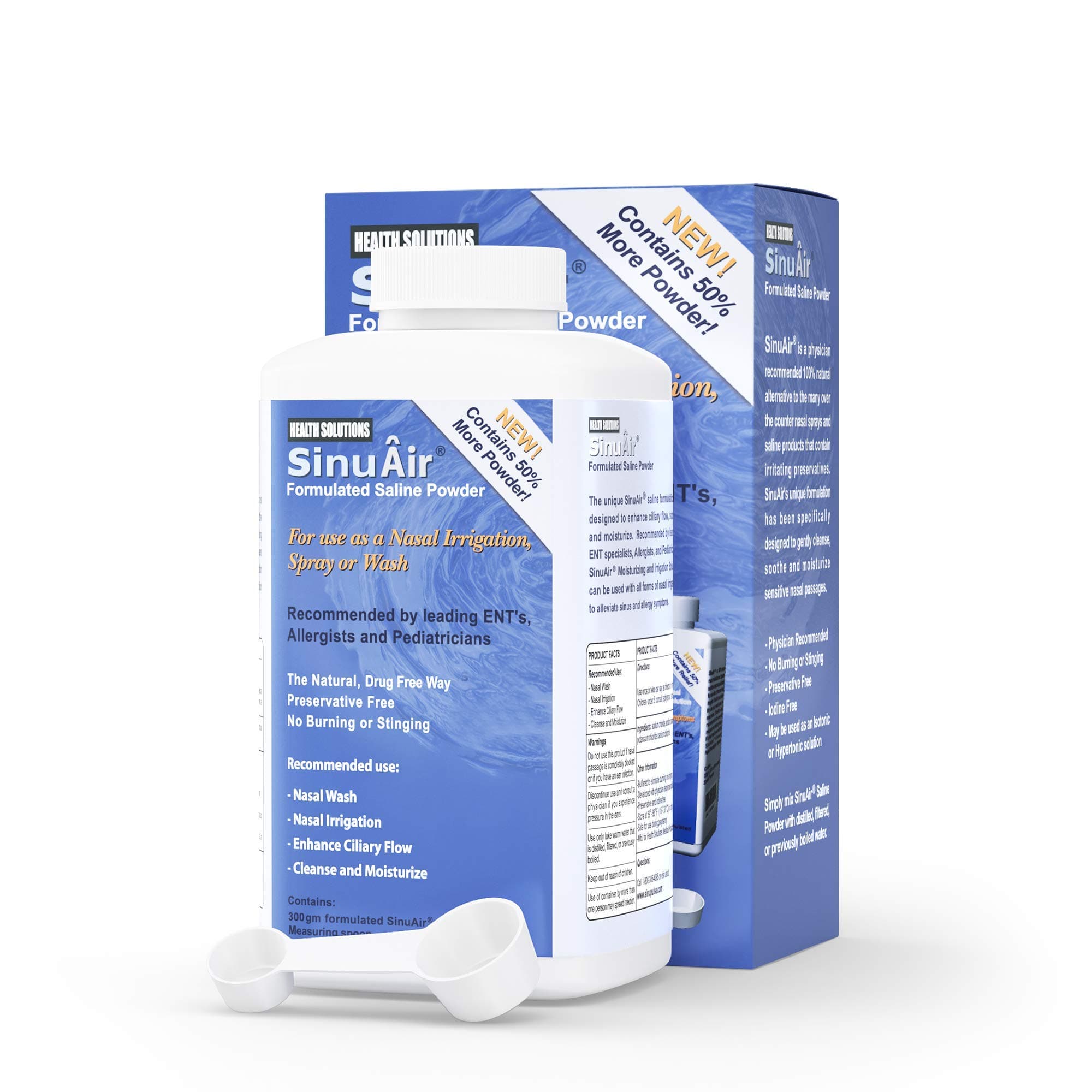 SinuPulse Sinuair powder irrigation solution, 300g bottle