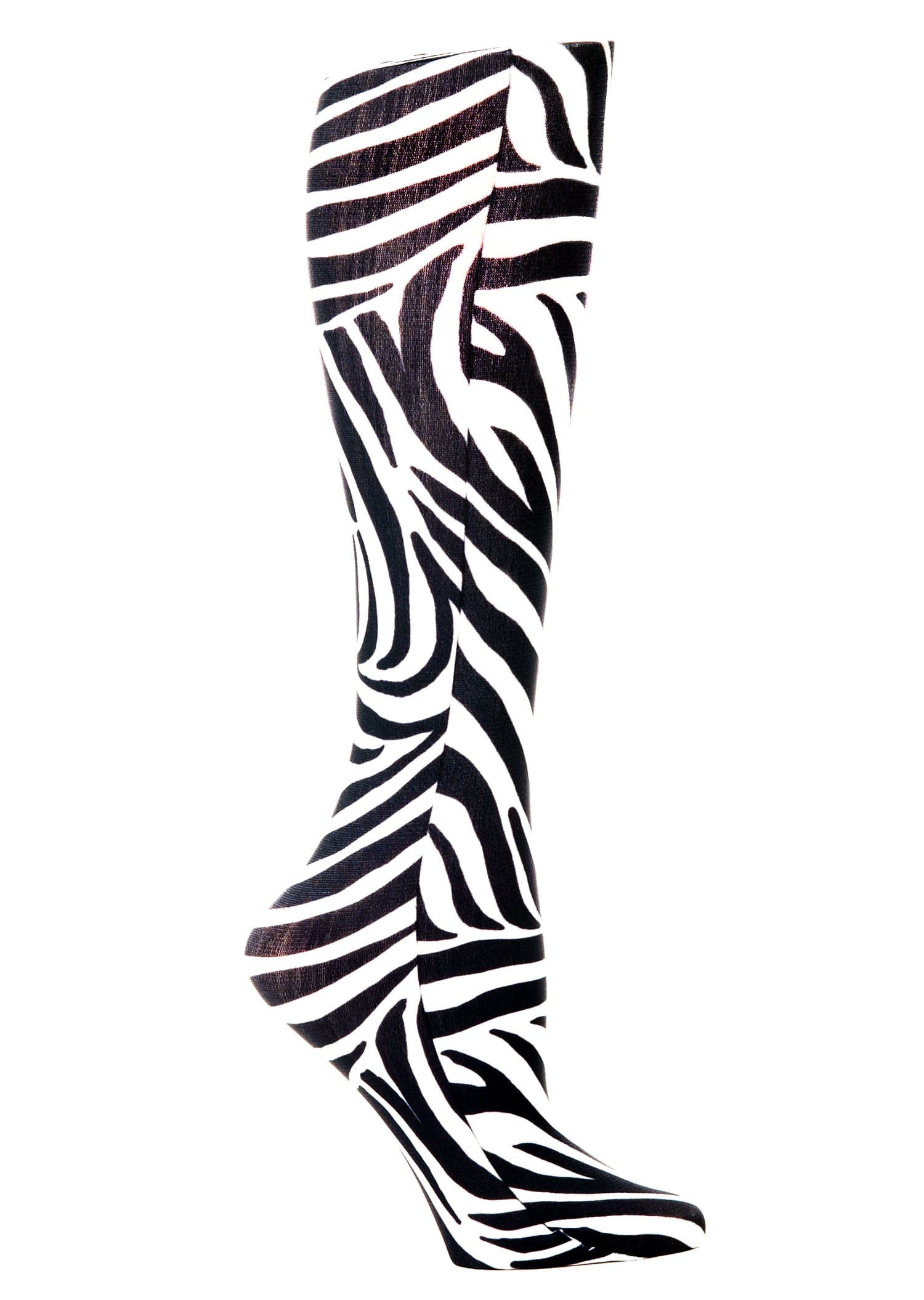 Celeste Stein Therapeutic Compression Socks, Flow Zebra, 15-20 mmhg, 1, Pair