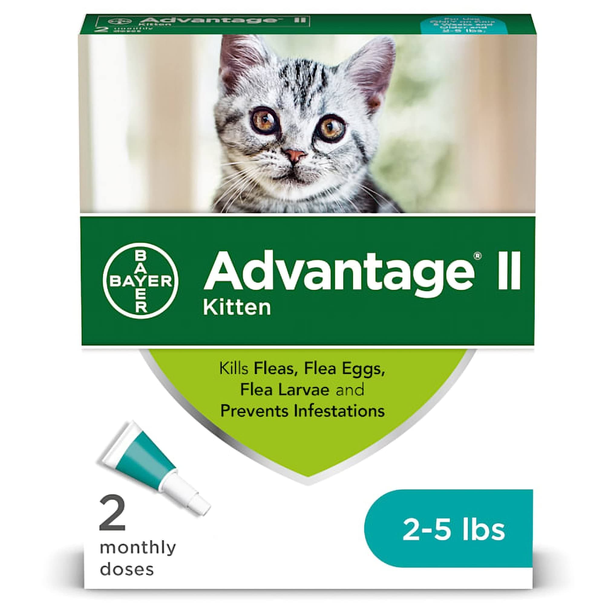 II Once-A-Month Topical Kills Flea for Kitten, Count of 2.041 LB