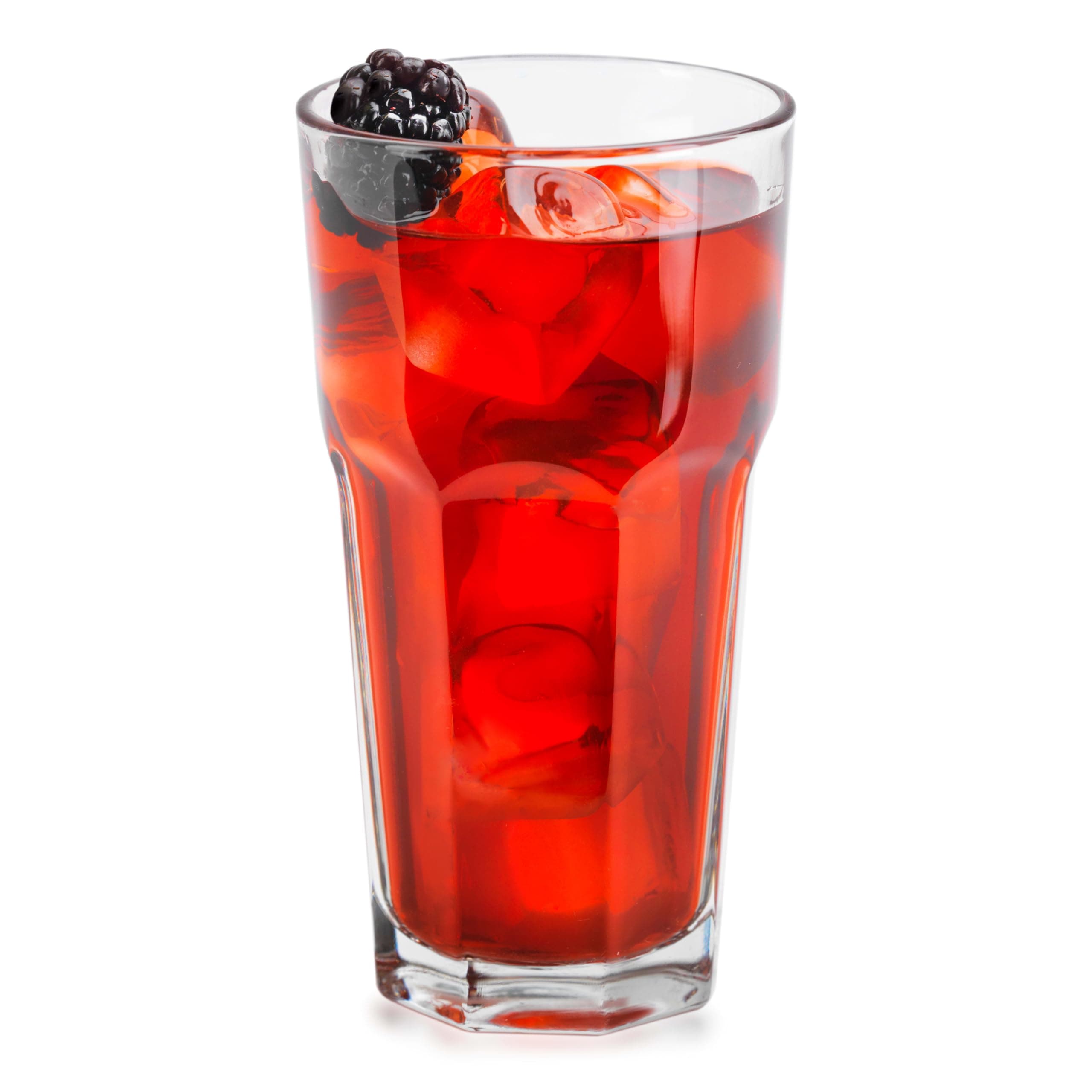 Libbey Gibraltar Drinking Glass Drinking Cup Set, Iconic Heavy Base Bar Glassware Thick Drinking Glasses Set of 12, 16-Ounce Glass Tumbler