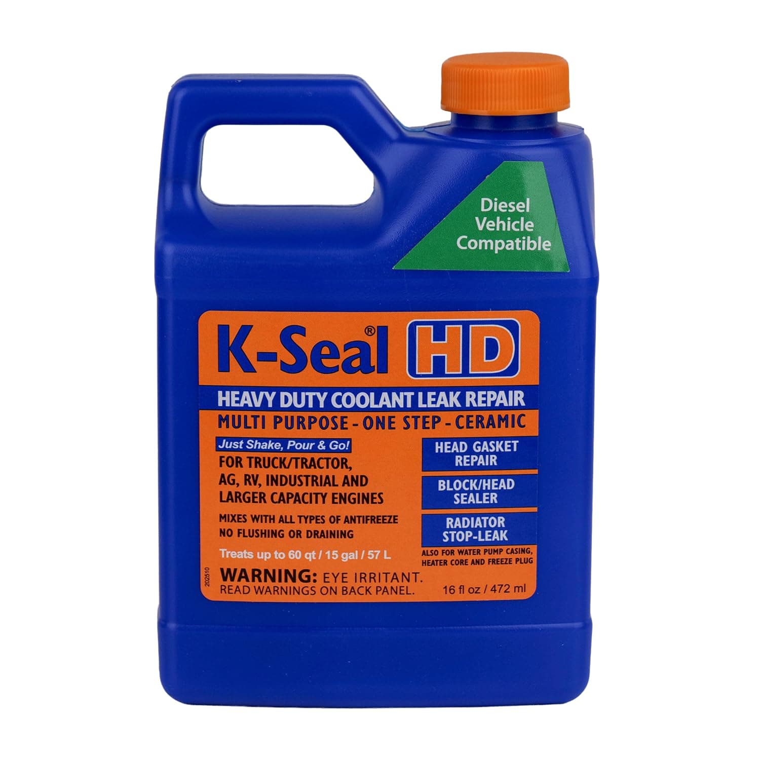 ST5516 Heavy-Duty Multi-Purpose One Step Permanent Coolant Leak Repair, 8oz, Pour and Go, Mixes with All Antifreeze, No Flushing Required