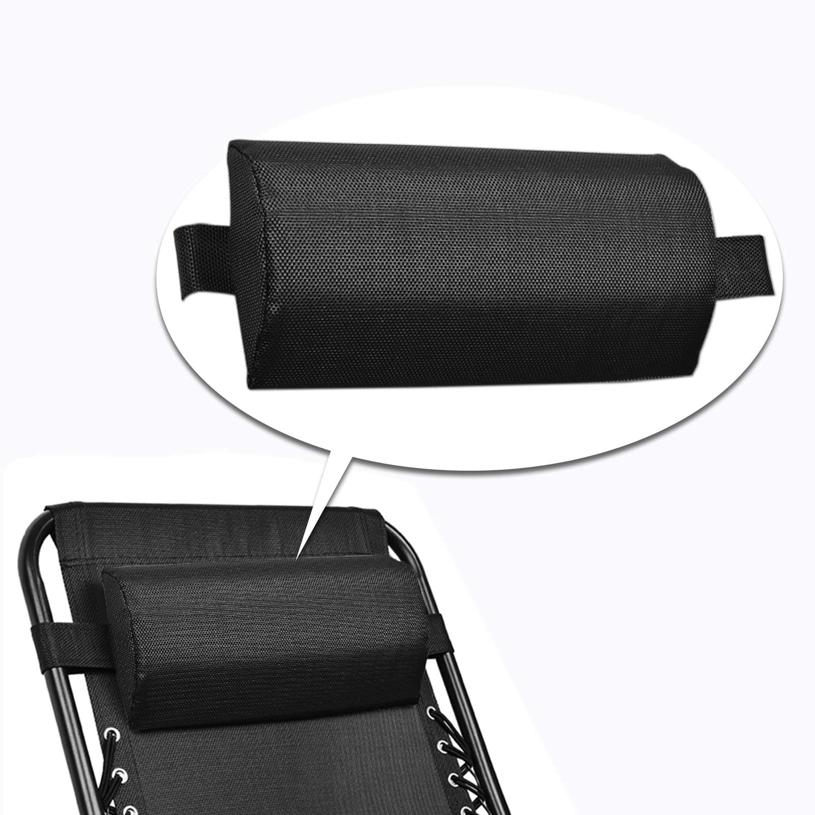 C-CHAIN Zero Gravity Chair Pillow Replacement Pillow Universal Headrest Neckrest Pillow Neck Pillow for Folding Chair (1 pc)