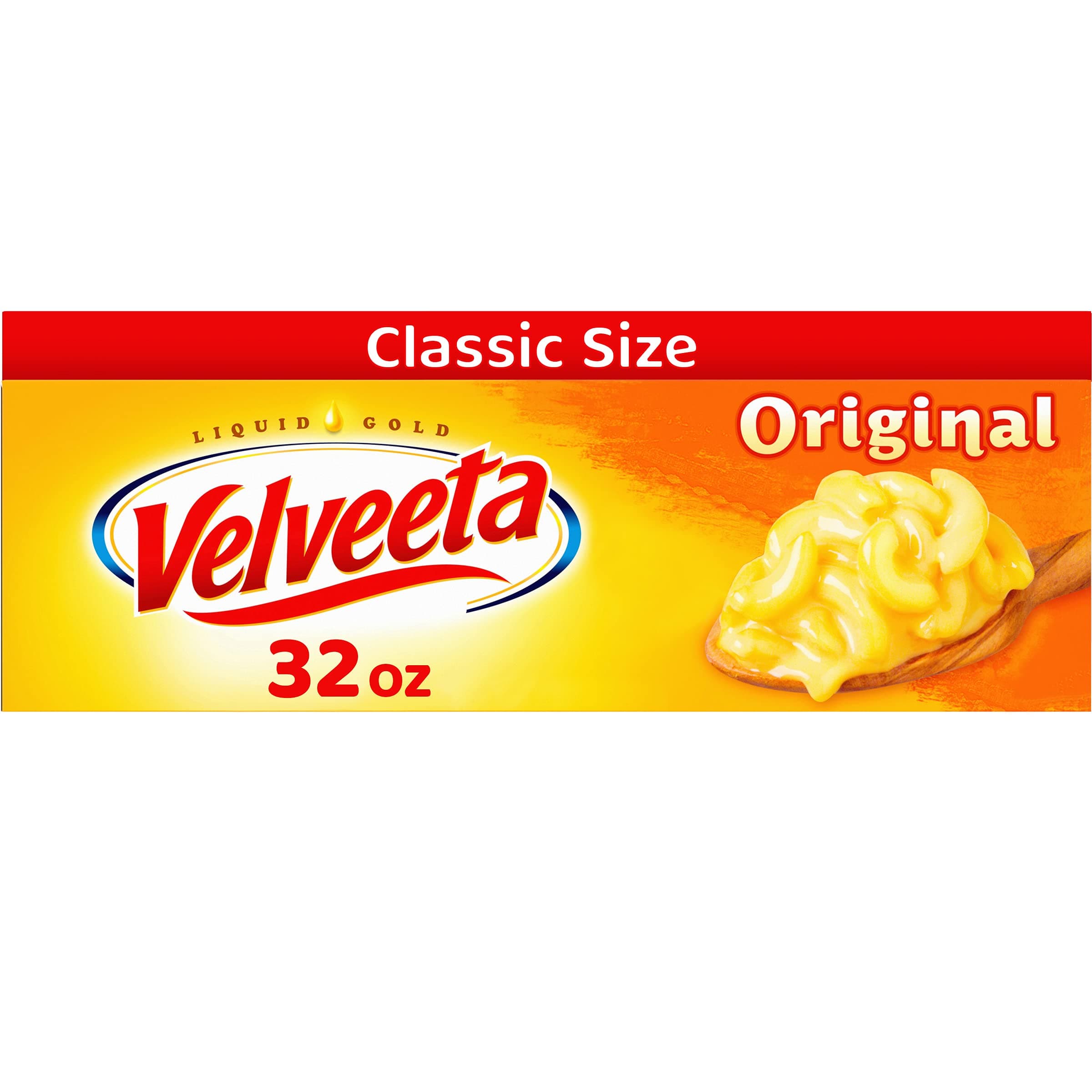 Velveeta Original Cheese, Classic Size (32 oz Block)