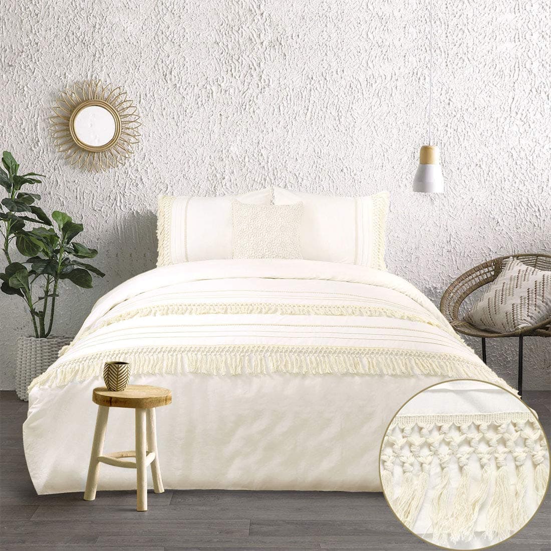 TASSEL DUVET COVER