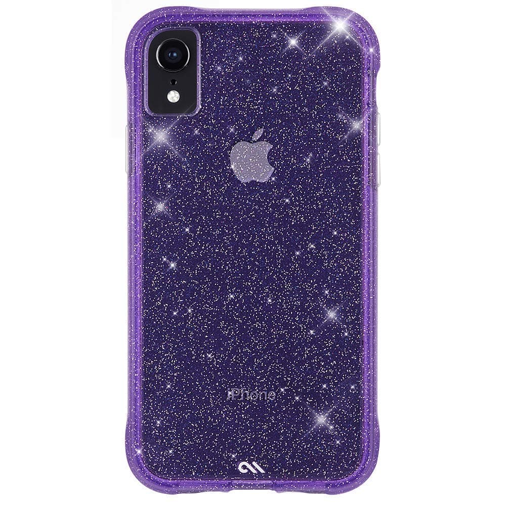 Stuffcool Mate Sheer Crystal Hard Back Case Cover for Apple iPhone XR 6.1 Inch 2018 (Purple)