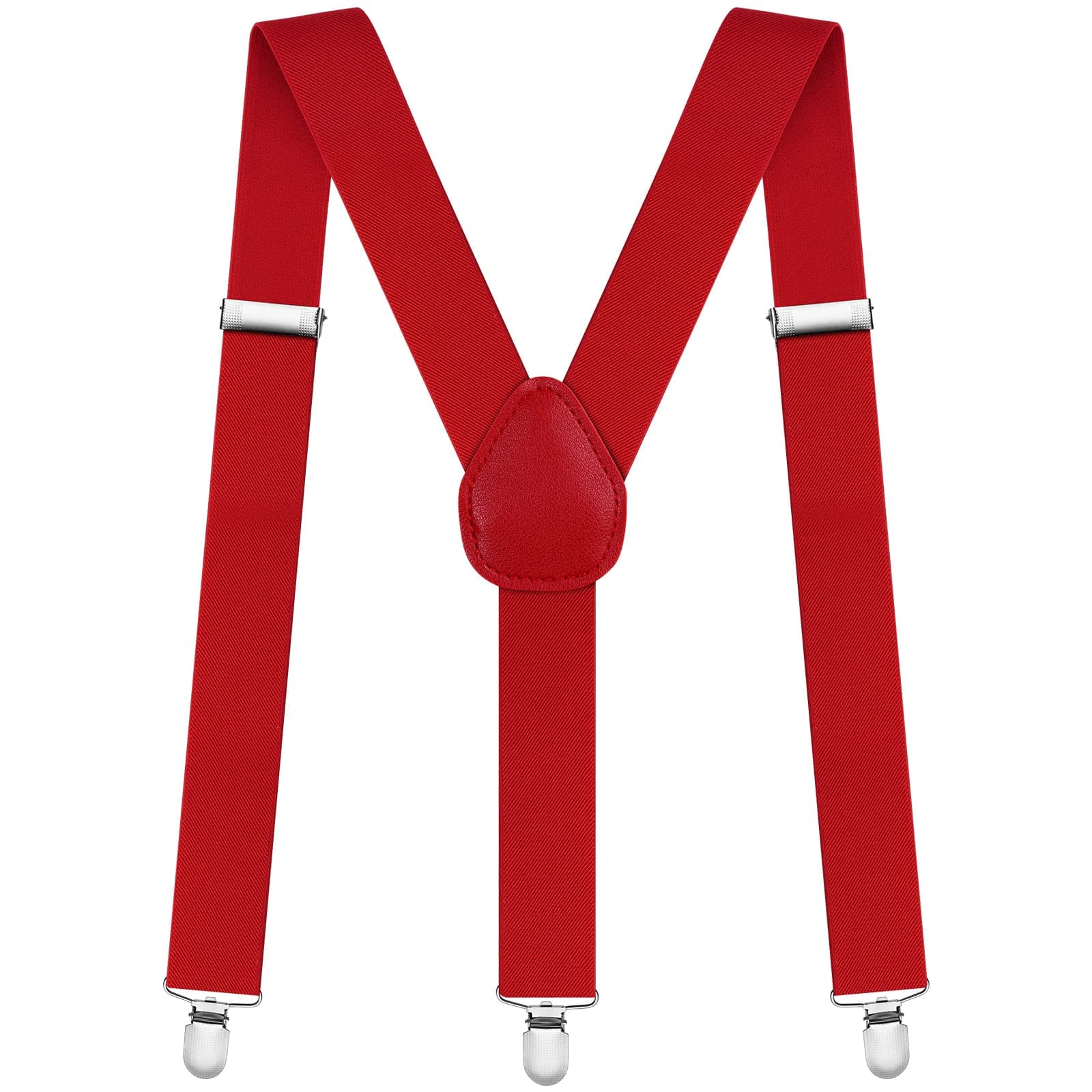 Aomig Mens Braces, Mens Suspenders with Strong Metal Clips, 3.5cm Wide Heavy Duty Suspenders for Men Women Business Wedding Casual