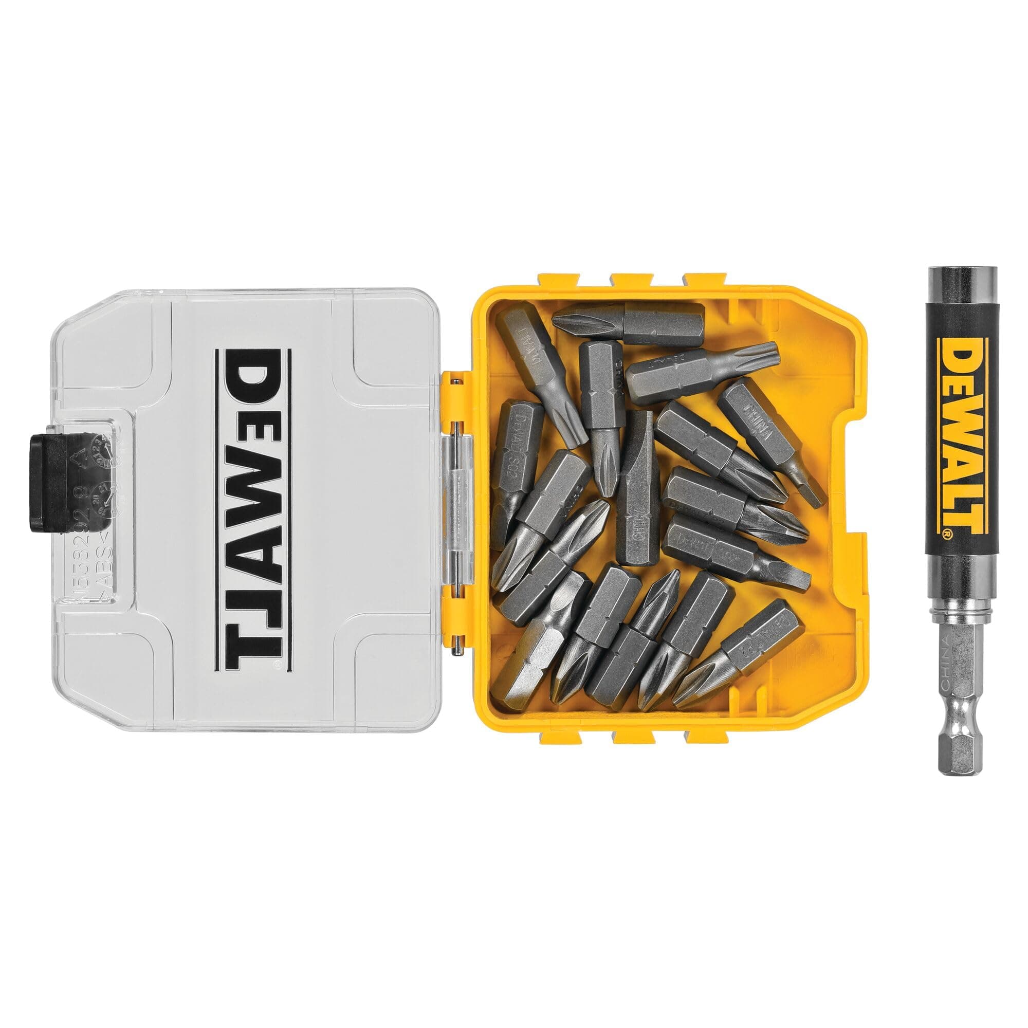 DEWALT DWAF2058CS 18 pc. Compact Magnetic Drive Guide Set