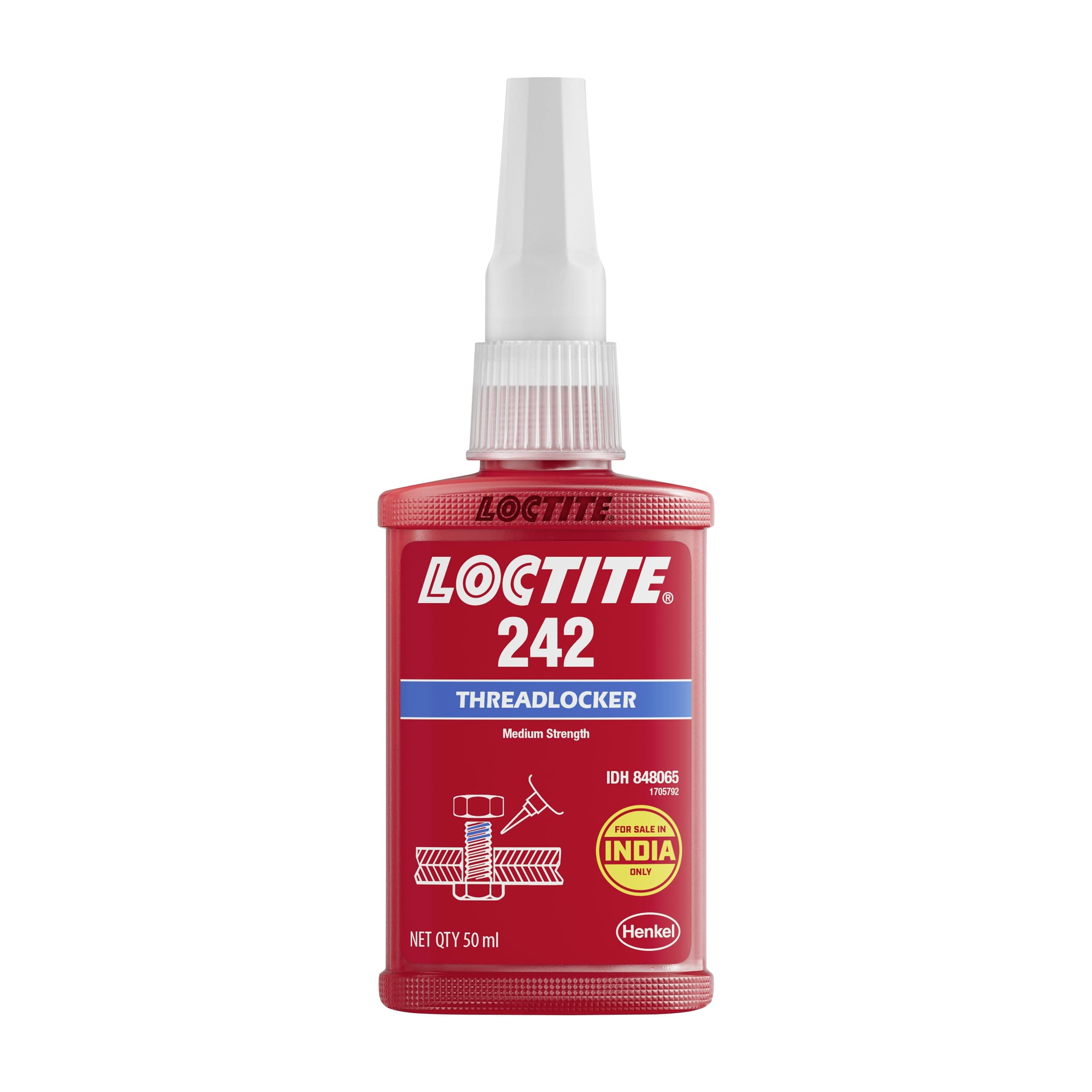 242 50 Ml Heavy Duty Surface Insensitive Threadlocker (Pack of 1)