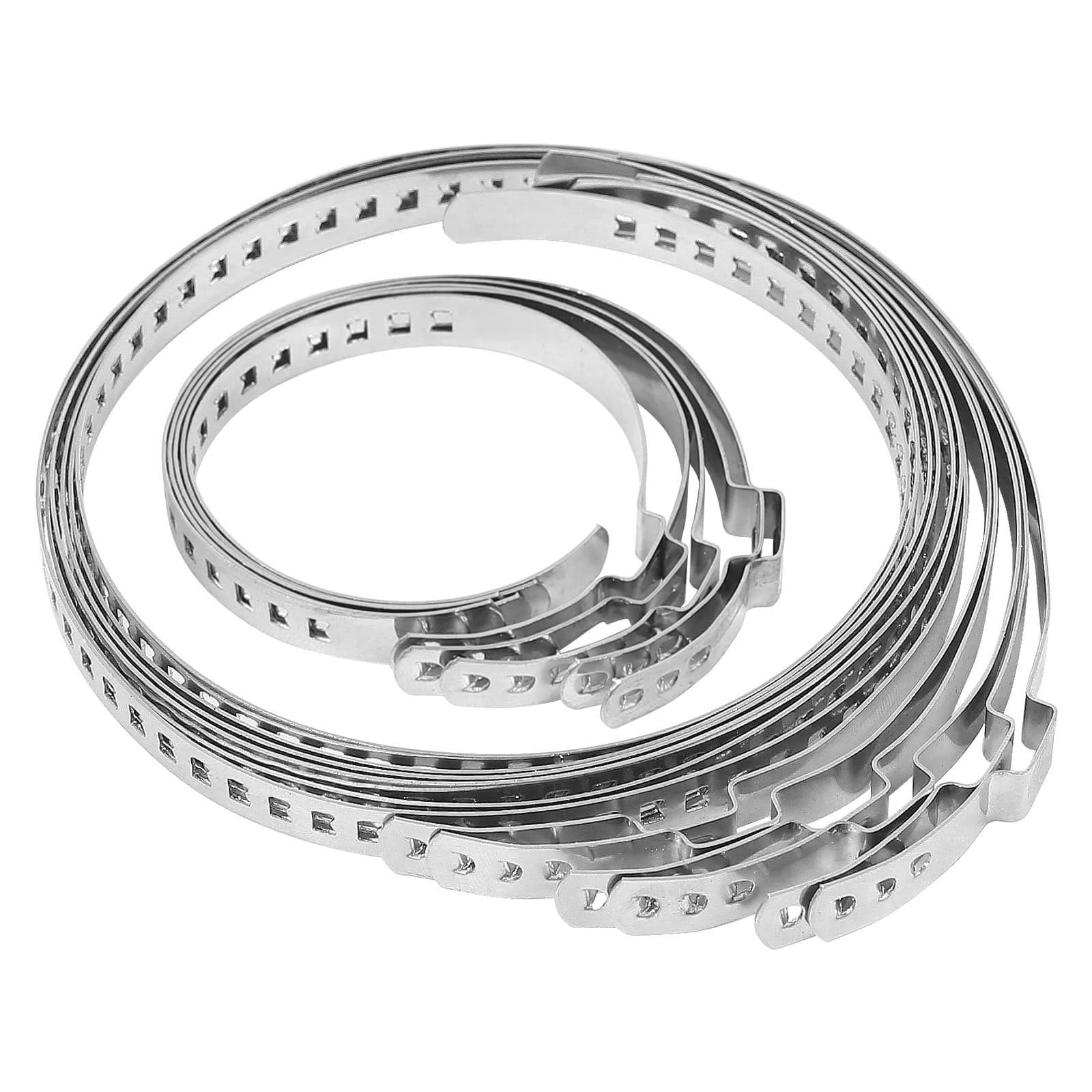 – 30Pcs CV Boot Clamps(15Pcs Large + 15Pcs Small), Universal Adjustable Stainless Steel Drive Shaft CV Joint Boot Bands, Axle Repair Clamps Kit, Hose Clamp Tool for Car Truck SUV