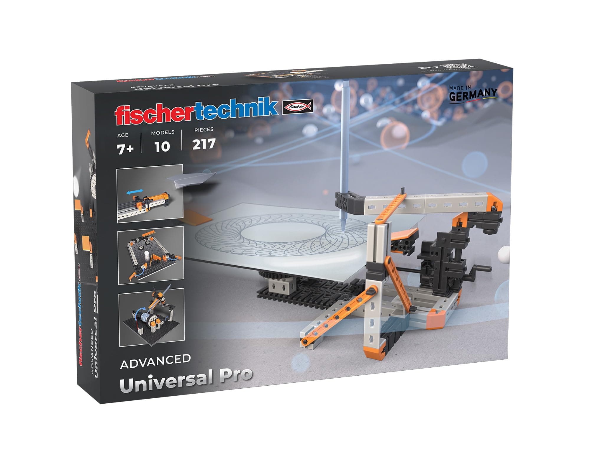fischertechnik Universal Pro 571903 Construction Kit, Technical Toy, 10 Models from 7 Years