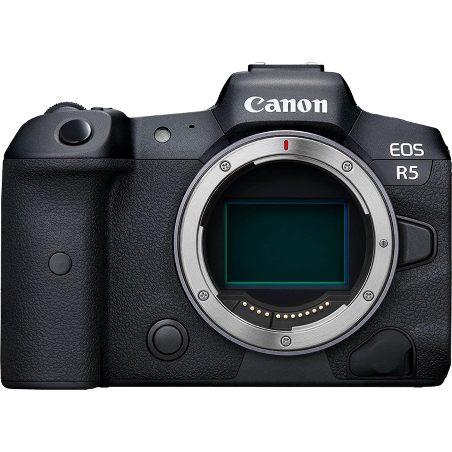 EOS R5 Full-Frame Mirrorless Camera with 8K Video, 45 Megapixel Full-Frame CMOS Sensor, DIGIC X Image Processor, Dual Memory Card Slots, and Up to 12 fps Mechnical Shutter, Body Only