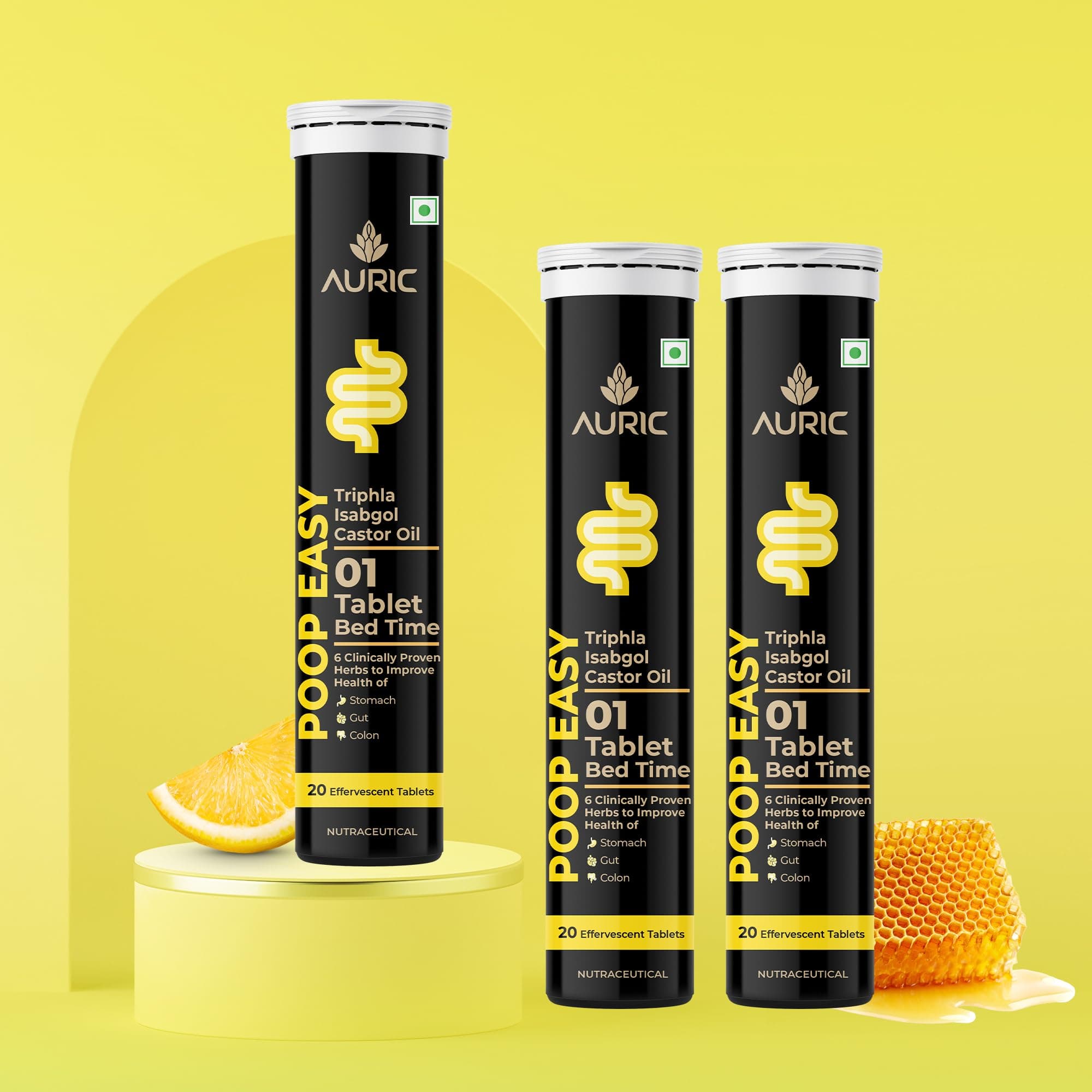 Auric Poop Easy Effervescent 60 Tablet