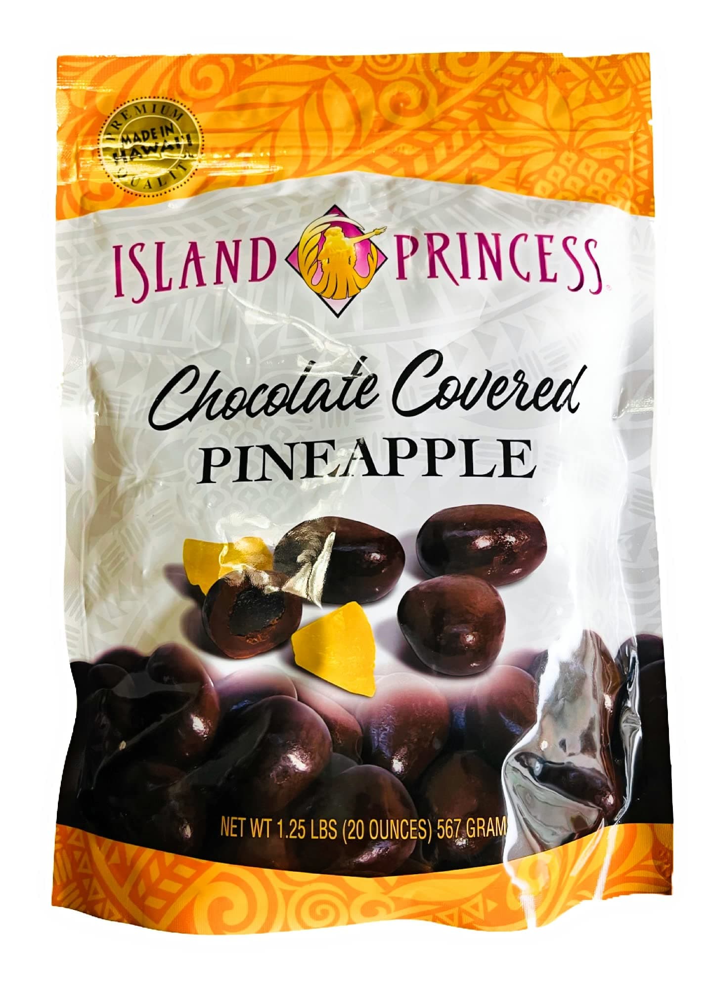 Premium Chocolate Covered Pineapple 1.25 Pound