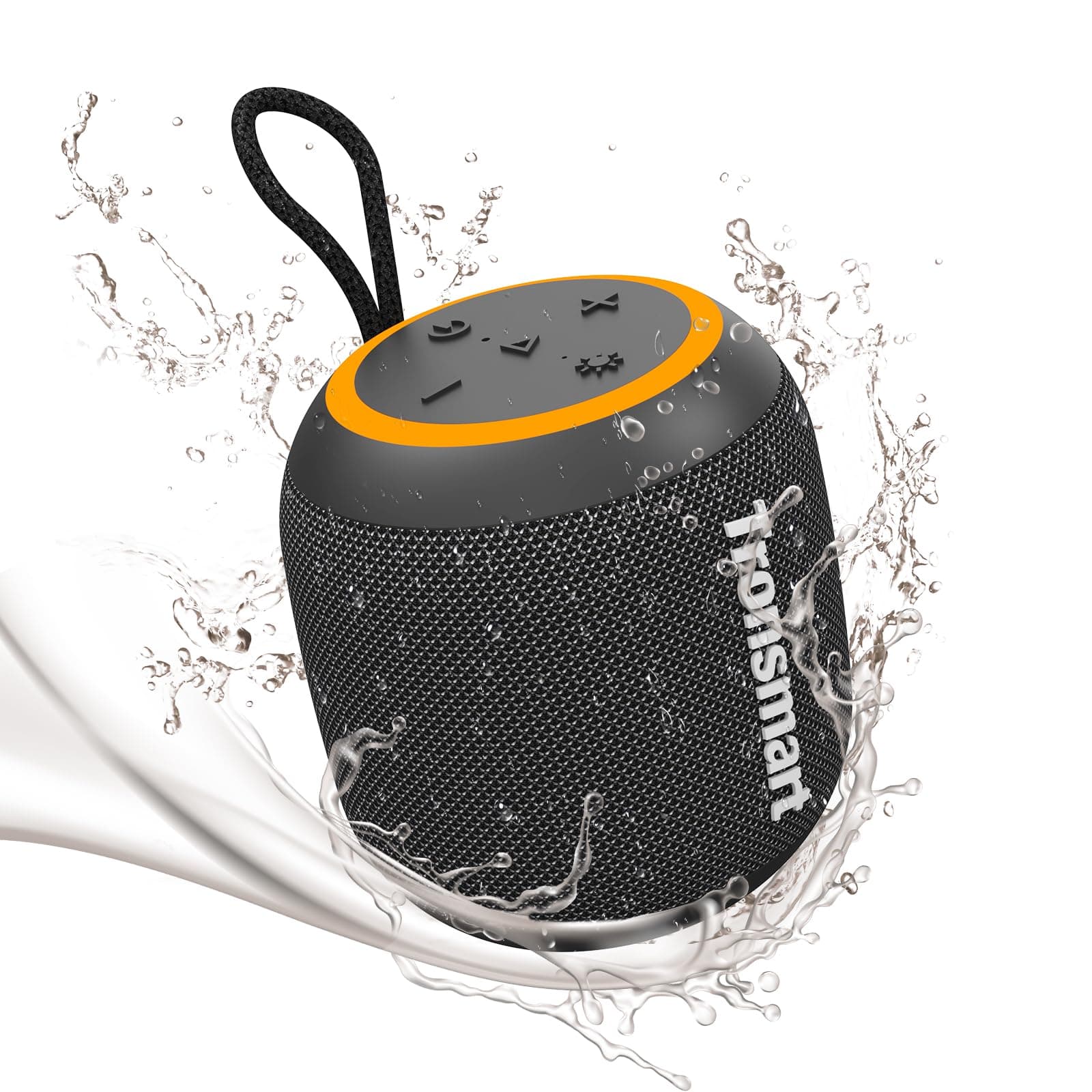 Tronsmart Portable Bluetooth Speaker with Lights, True Wireless Stereo Pairing and Enhanced Bass, 18H Playtime, IPX7 Waterproof Shower Speaker & Outdoor Speaker, Travel/Sport/Boat/Pool/Bike