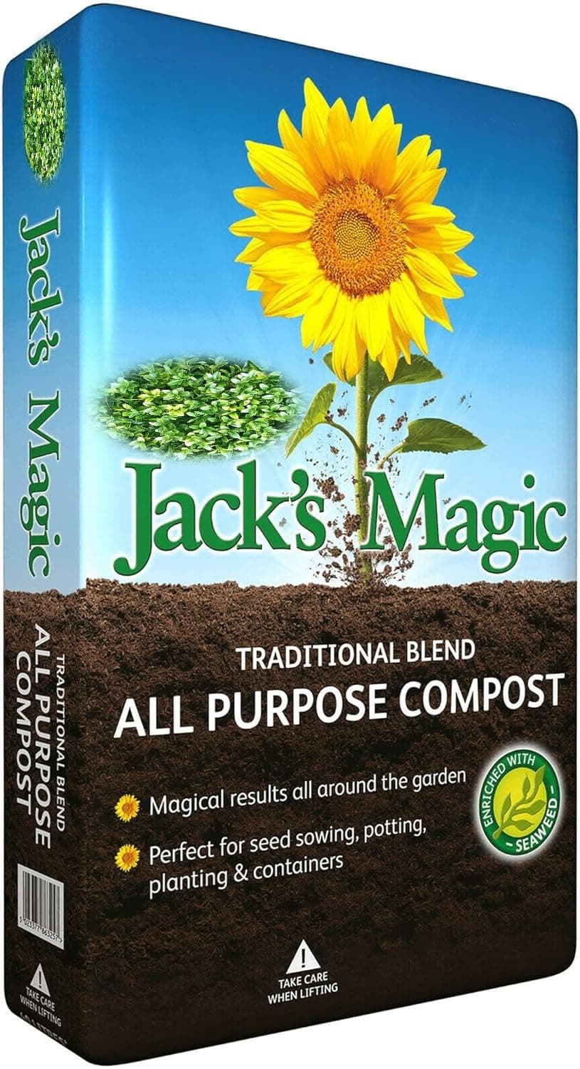 Indigo® Garden Jack's Magic 50L Multi-Purpose Compost – Peat-Free Premium Blend For All Gardening Needs