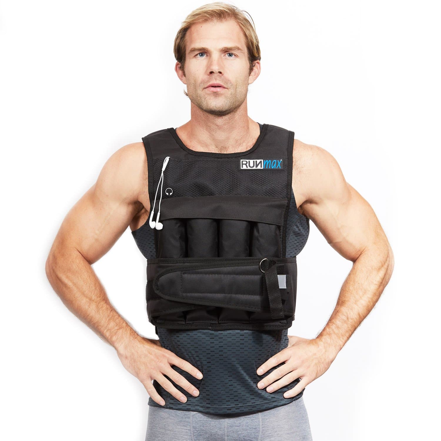RUNFast/Max 12lbs-140lbs Adjustable Weighted Vest