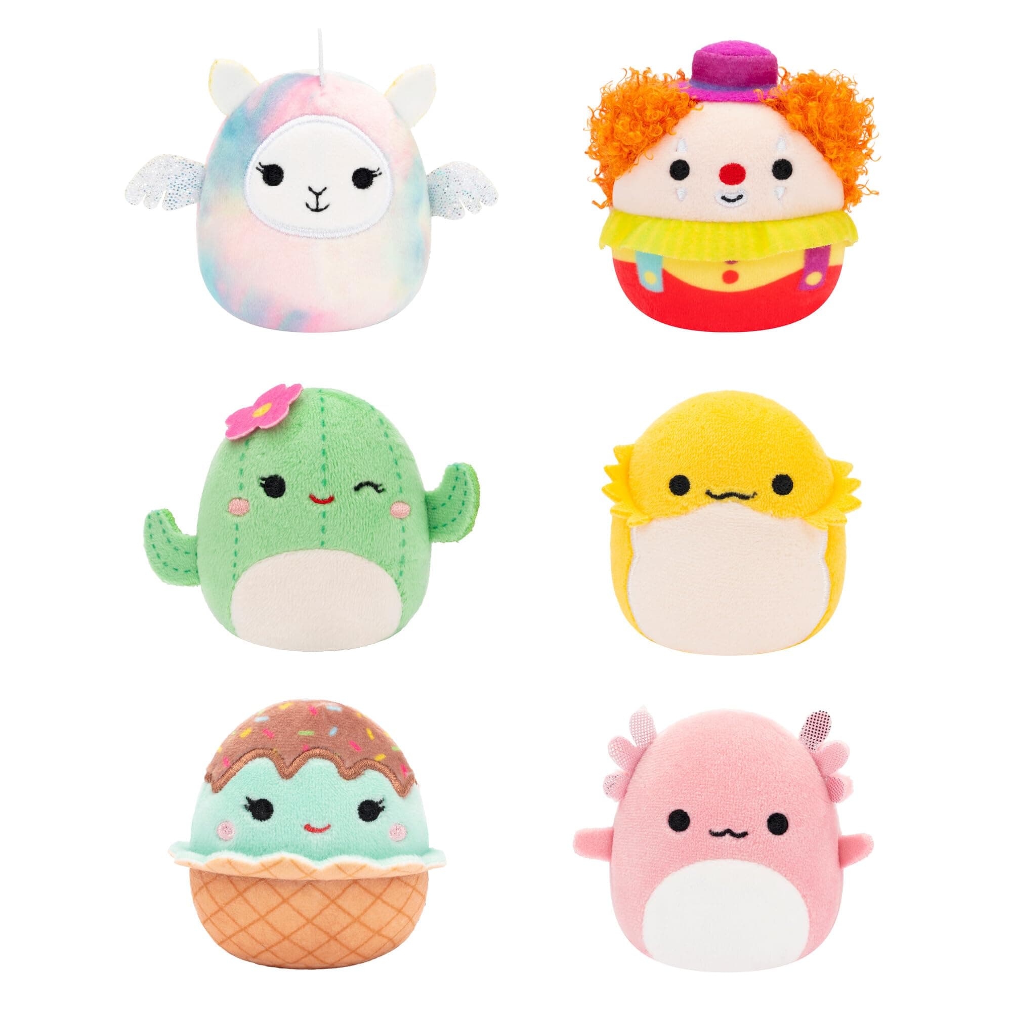 Squishmallow - Micro Malo - 2.5" Figure - 6 Pack - Style 1