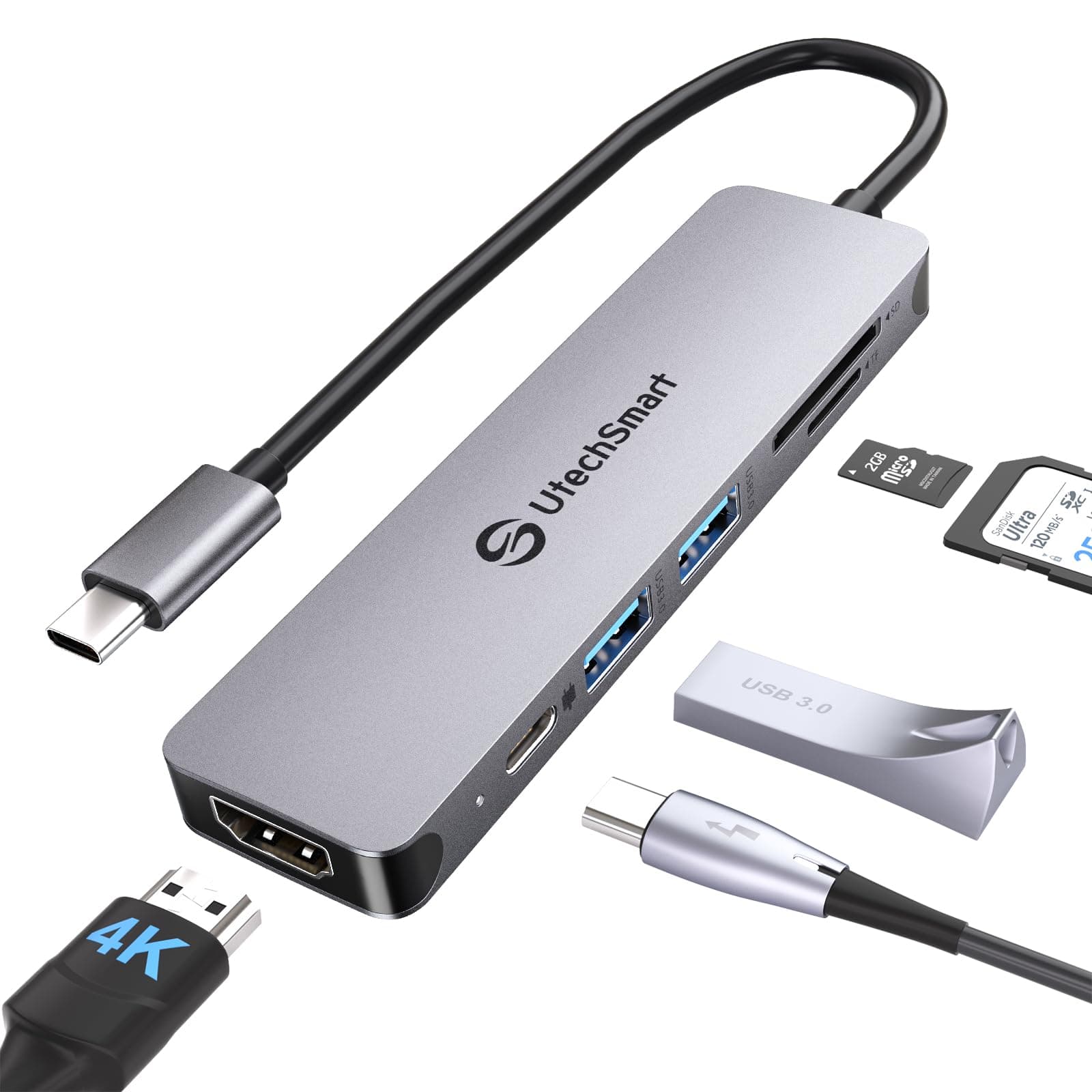 6 in 1 USB C to HDMI
