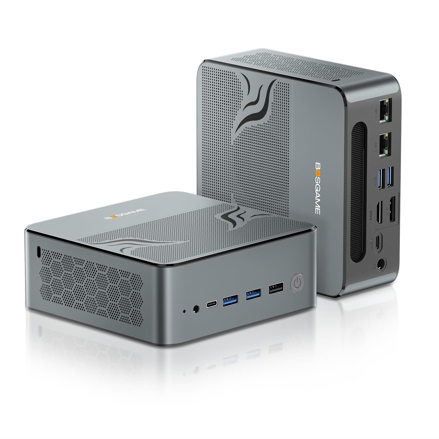 Gaming Mini PC Ryzen 7 7840HS Windows 11 Pro Mini Computers, Radeon 780M GPU 32B DDR5+1TB PCIe 4.0 SSD, Built-in Dual Speakers, USB4 *2, WiFi 6/BT 5.2, Dual 2.5GbE LAN