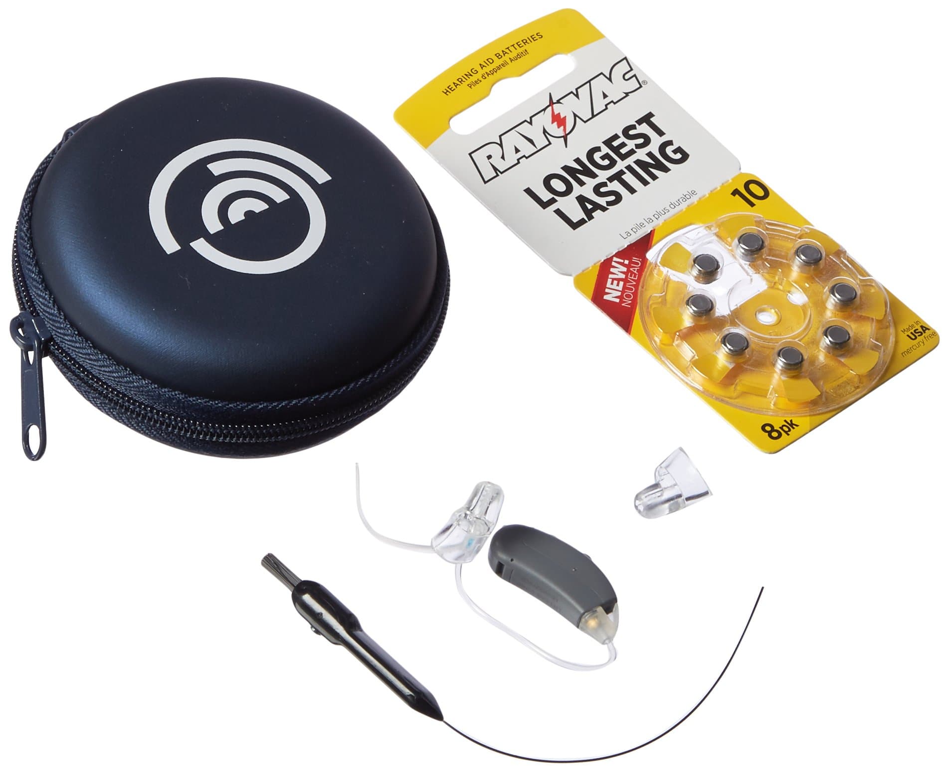 Empower Boost Left Ear Hearing Amplifier Clean Digital Amplification Doctor and Audiologist Designed to Aid Hearing with Volume Control, Grey