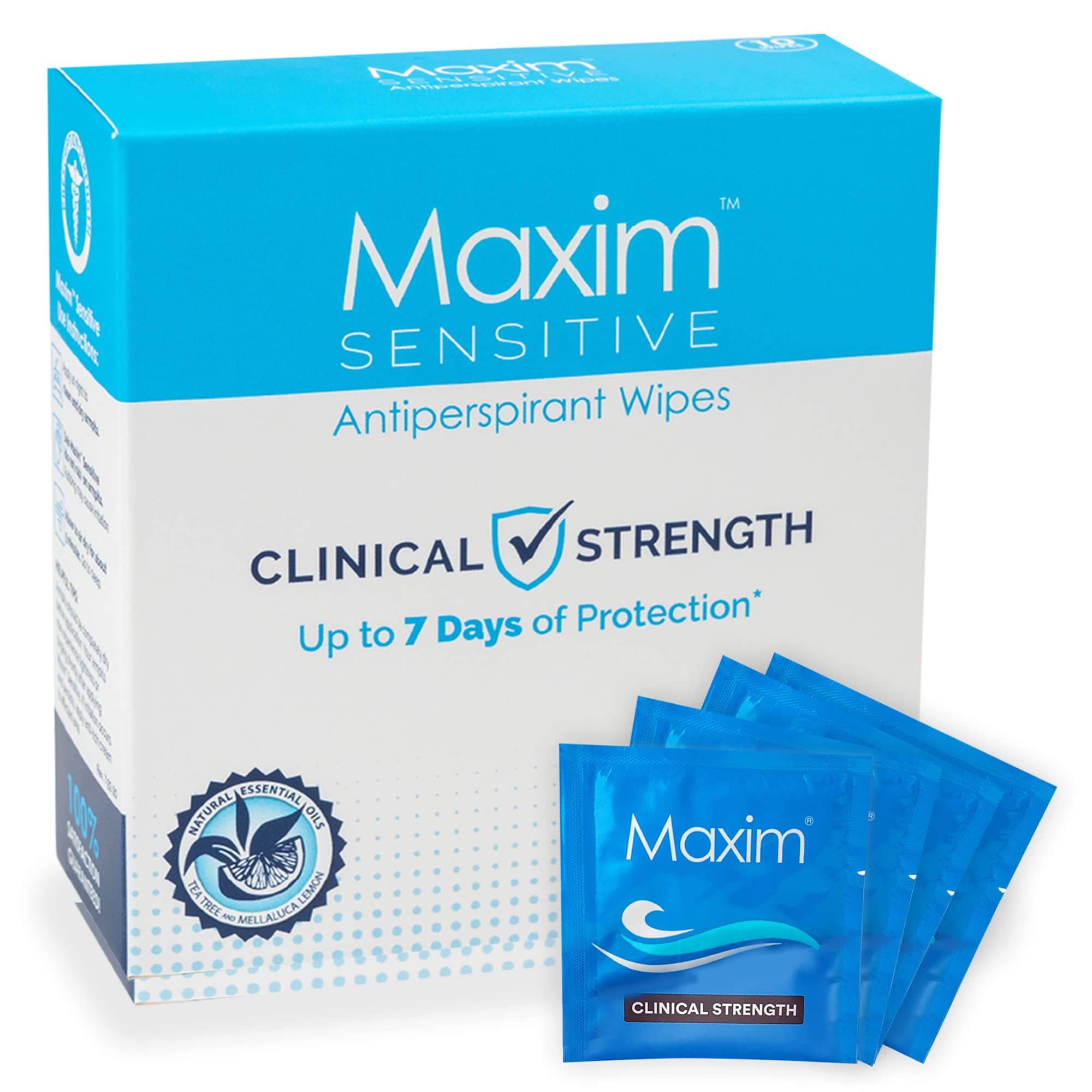 Maxim Sensitive Antiperspirant Towelette