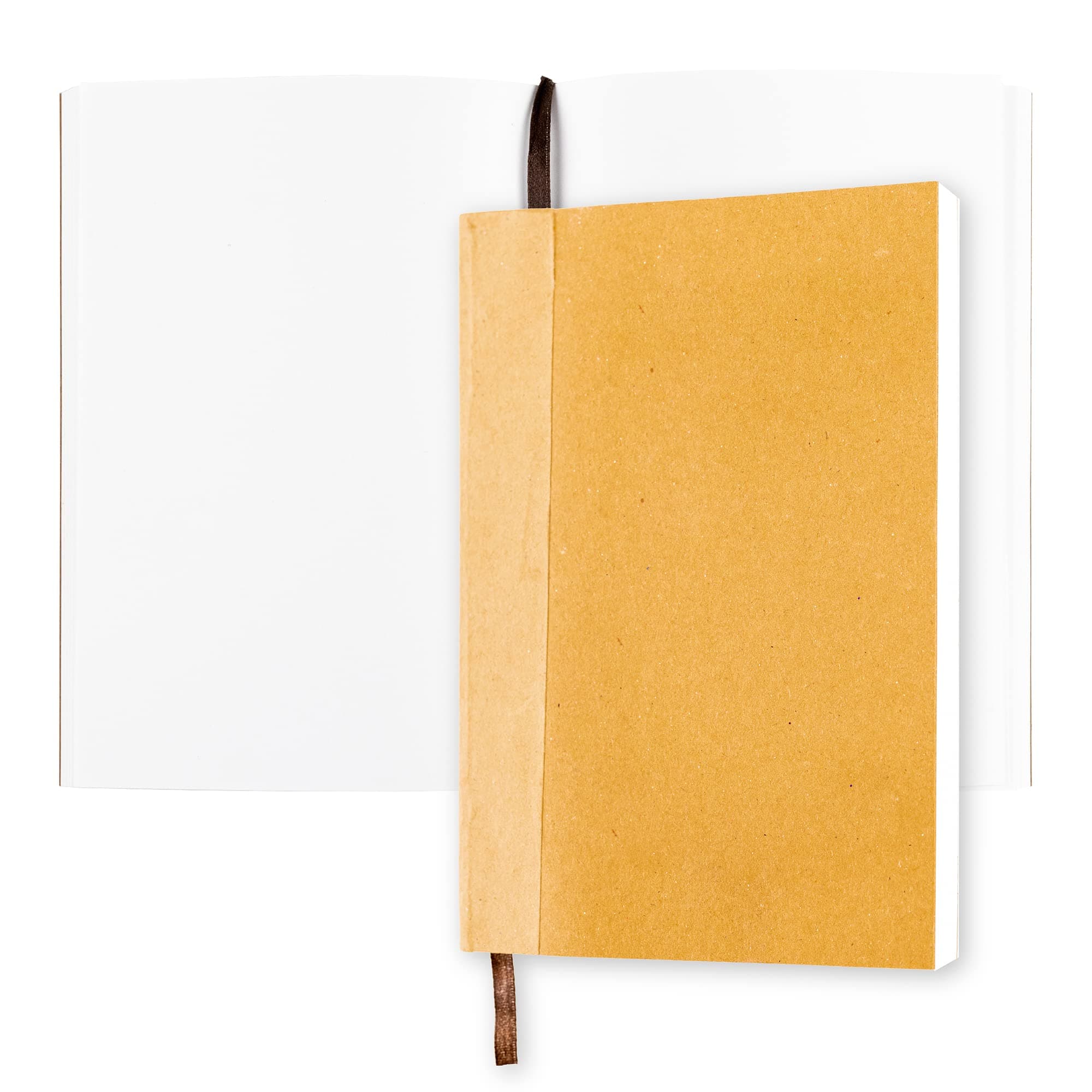 Blank Journal Notebook Paper - A5 Journal Refill - for Refillable Leather Journal - Premium Milled Inserts Blank Sketch Book, Unlined Notepad 8.25 x 5.8 Inch, with 320 Pages 70gsm & Bookmark