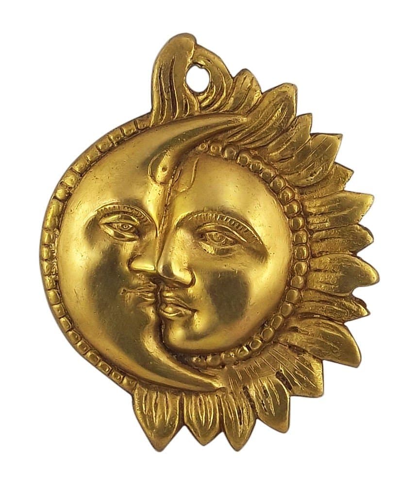 Redbag Sun Moon Brass Hanging