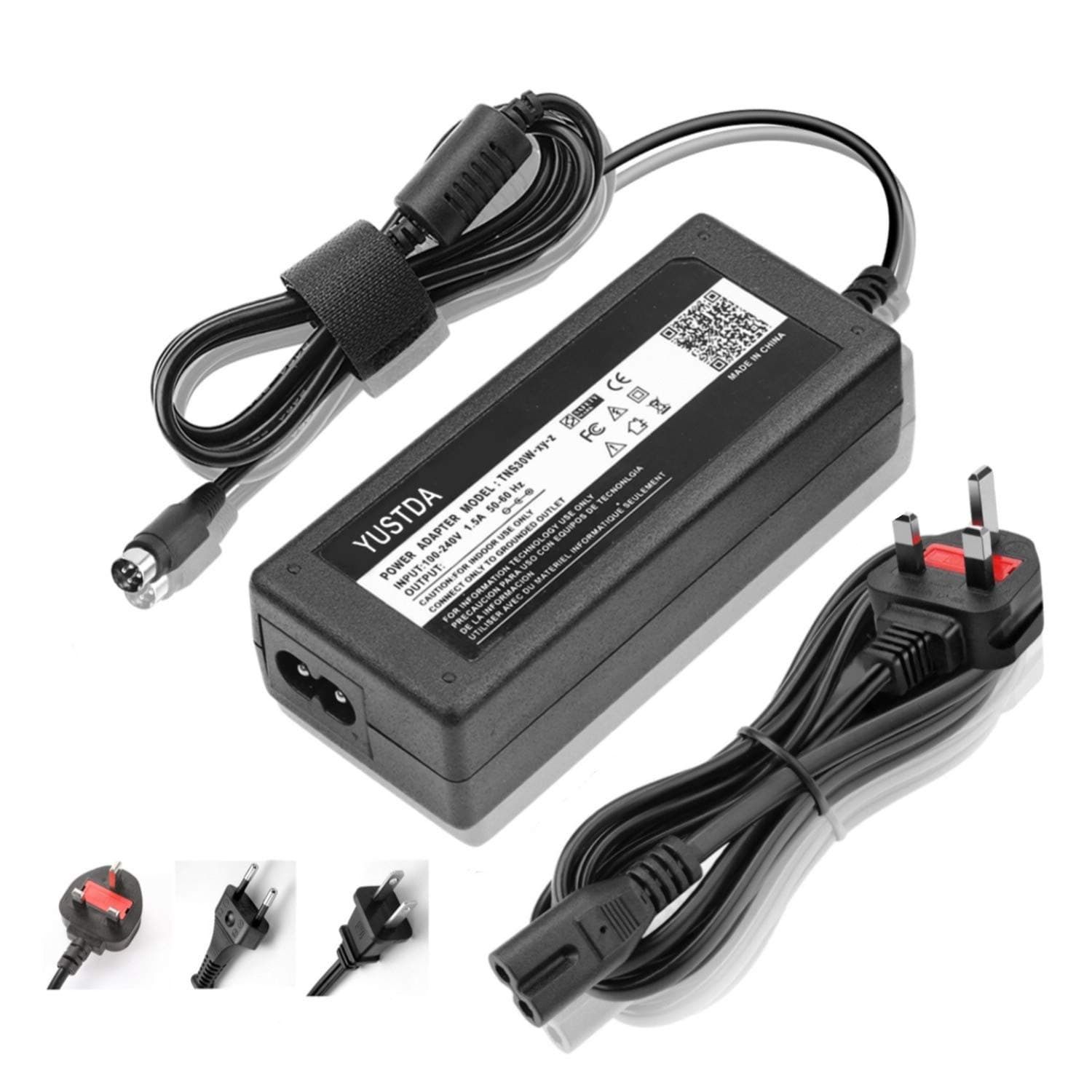 4-Pin DIN AC/DC Adapter for V-Infinity 3A-407DB12 ETSA120330UC-P51-SZ-C1 3A407DB12 Jet NCR 12V 3.3A Switch Mode Power Supply Cord Cable PS Charger Mains PSU