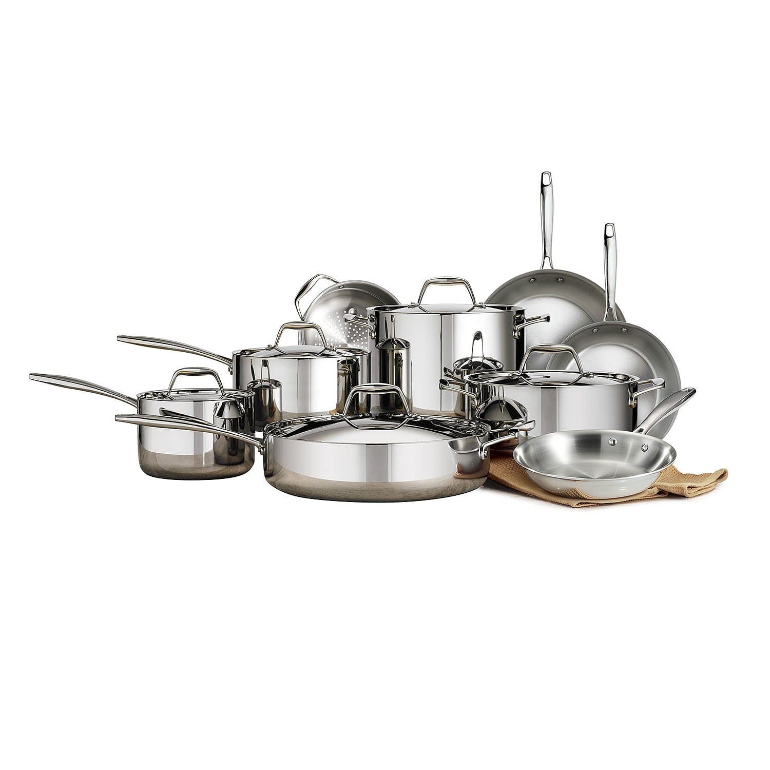 Member's Mark Tri-Ply Clad 14-Pc. Cookware Set