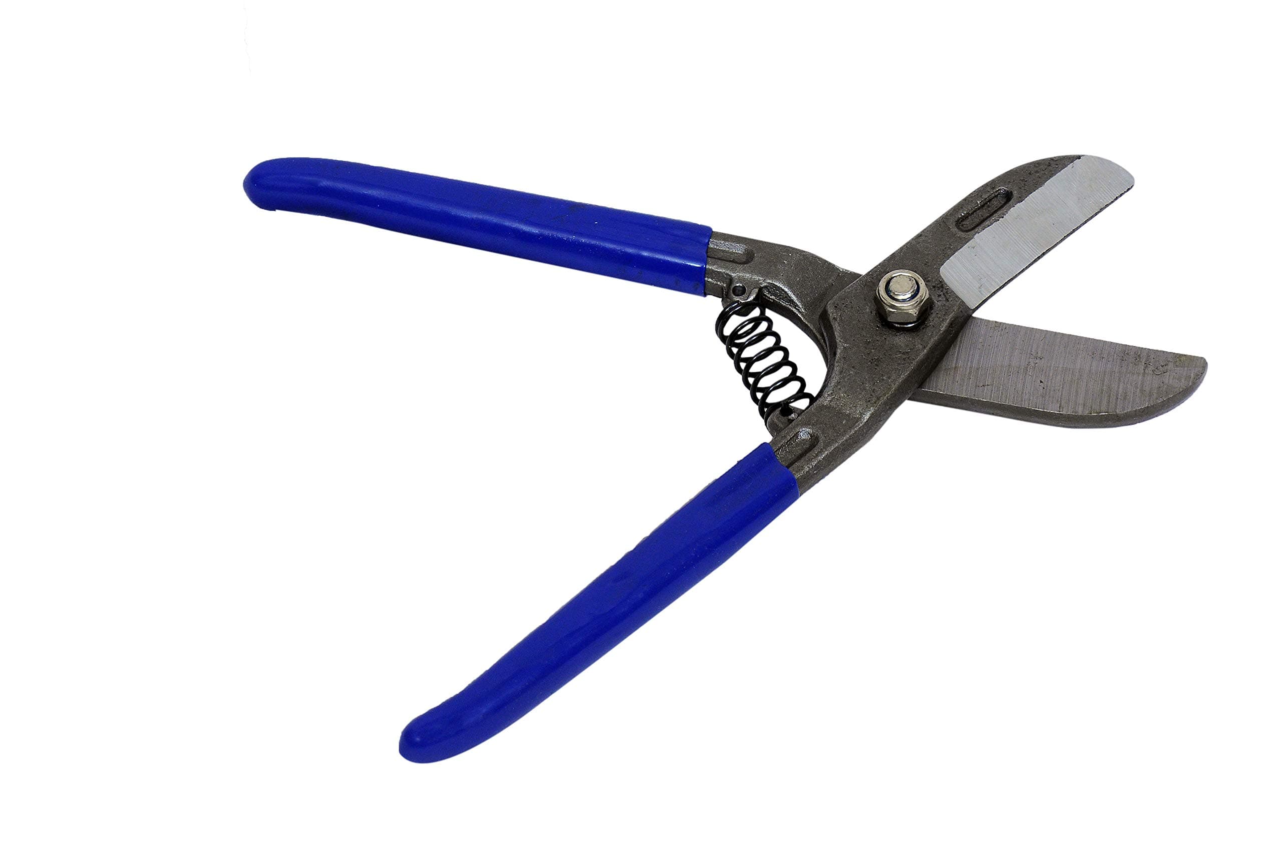 Jon Bhandari Tools 8 Inch Metal/Tin Cutter with Spring – Drop Forged Steel, Precision Sharp Edges, Rubber Grip – Heavy Duty Sheet Cutter for Cutting Stainless Steel, Aluminium, Copper, Brass & Iron