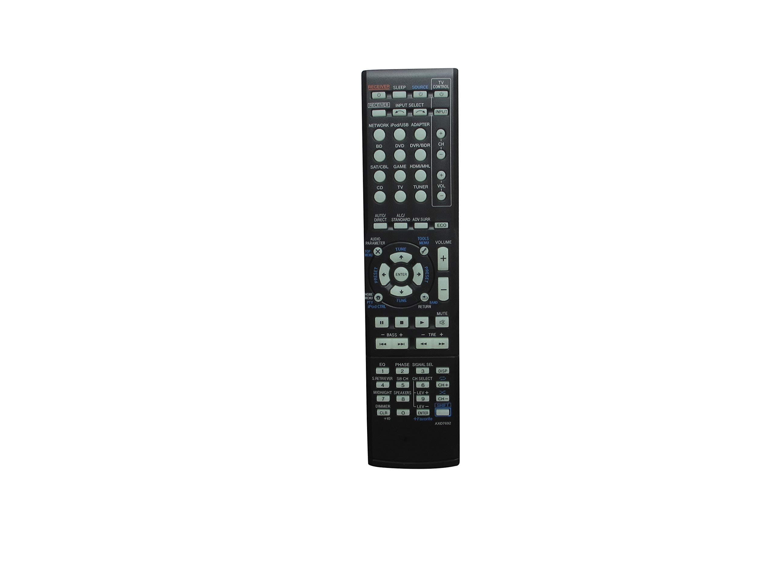 Universal Replacement Remote Control for Pioneer VSX-D812-S VSX-D811S VSX-D712-S 7.1-Channel Home Theater AV A/V Receiver System