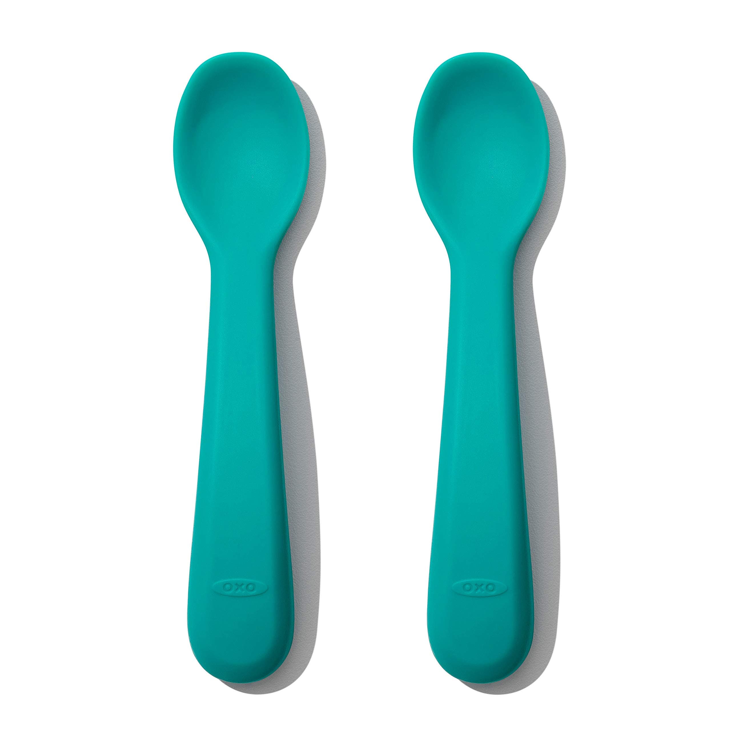 Tot Silicone Spoon Set Teal