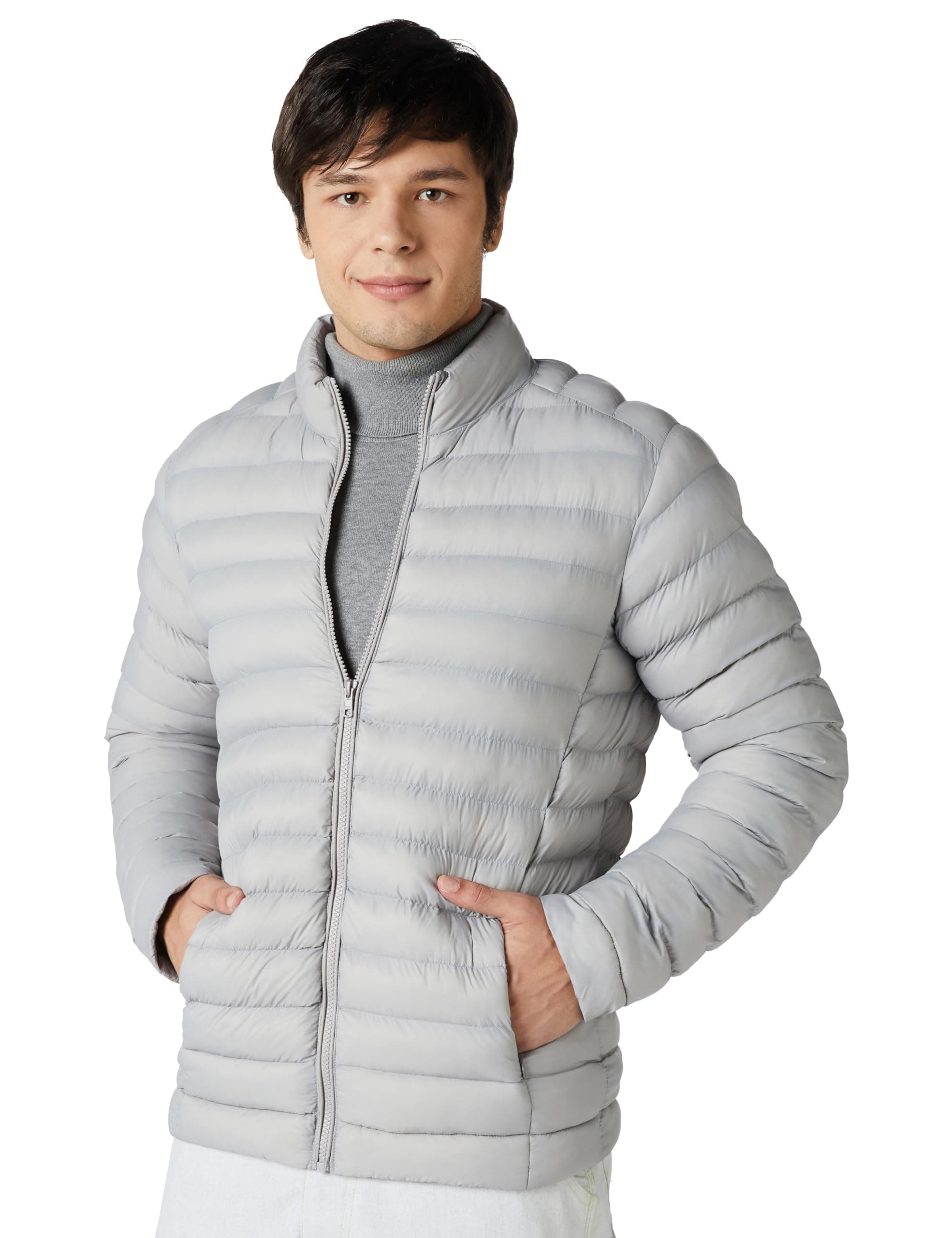 - Men's 100% Polyester Regular Jacket