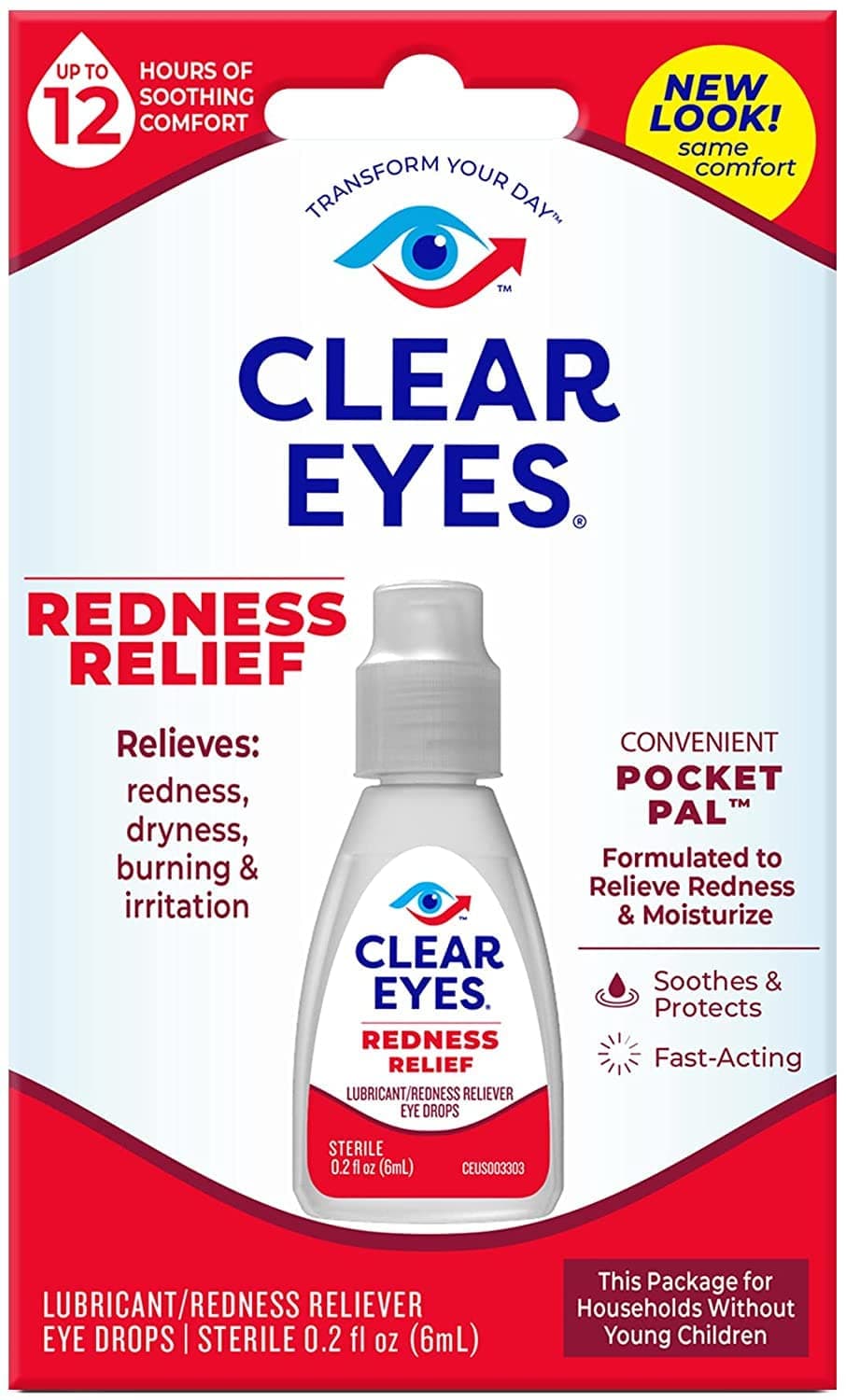 Redness 12hr Relief Eye Drops - 0.2oz
