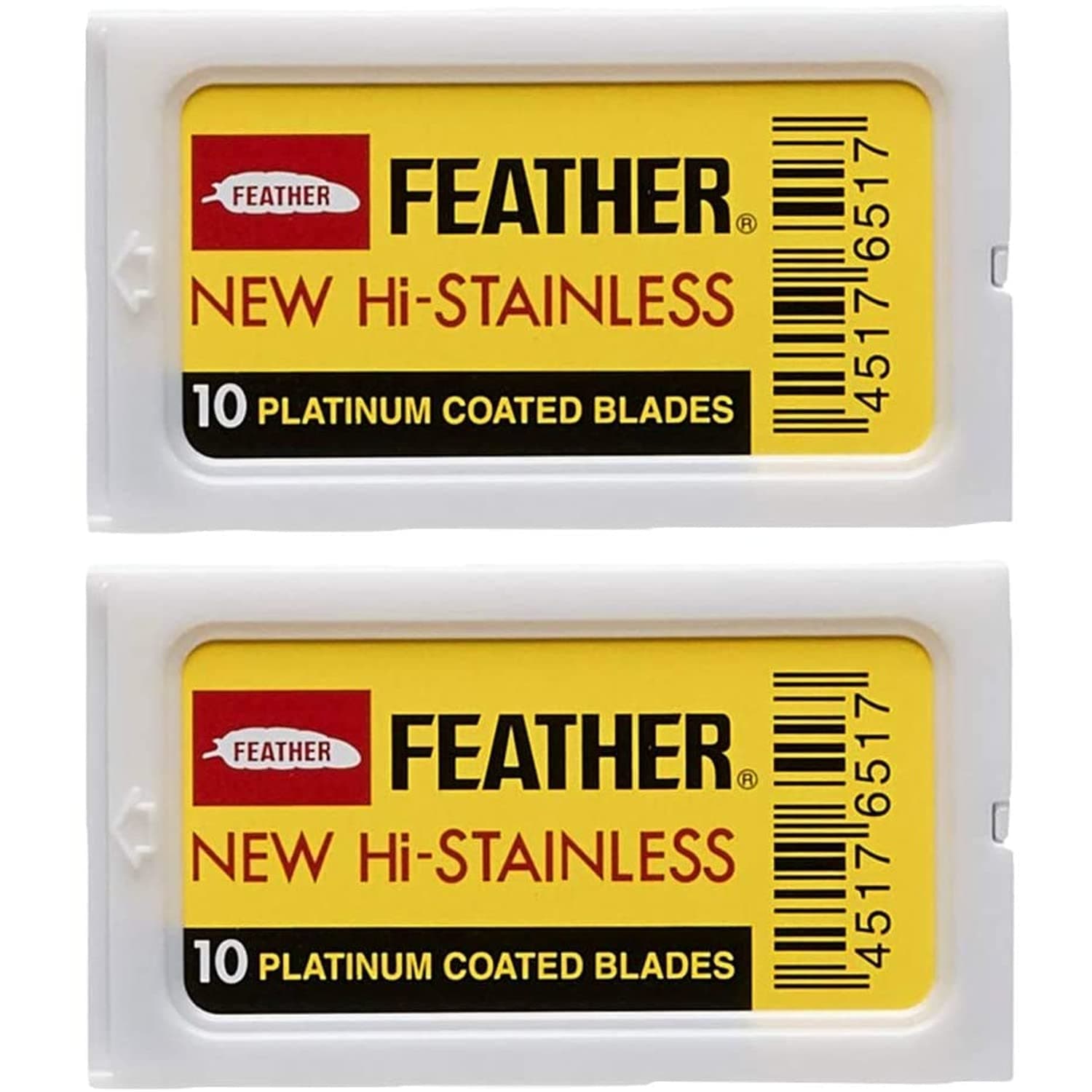 Feather Double Edge Safety Razor Blades 20 Count