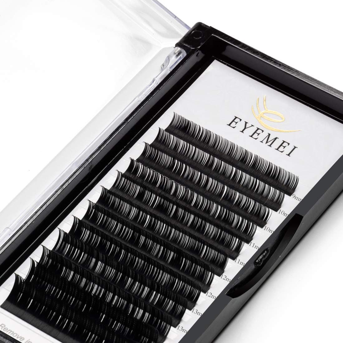 Mixed Tray Eyelash Extensions D Curl .15 Individual Silk False Eyelashes Extenson Volume Lashes Extension 8-14mm for Professional Makeup by EYEMEI